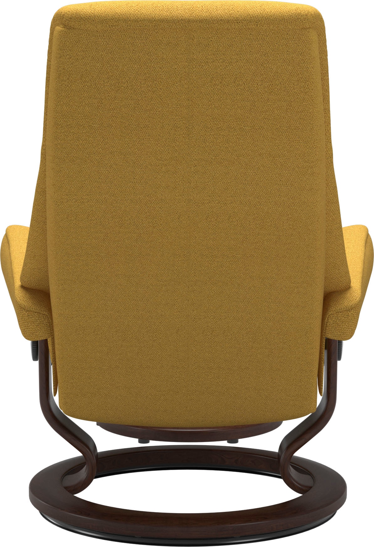 Stressless® Relaxsessel »View«, (Set, Relaxsessel mit Hocker), mit Classic Base, Größe S,Gestell Braun