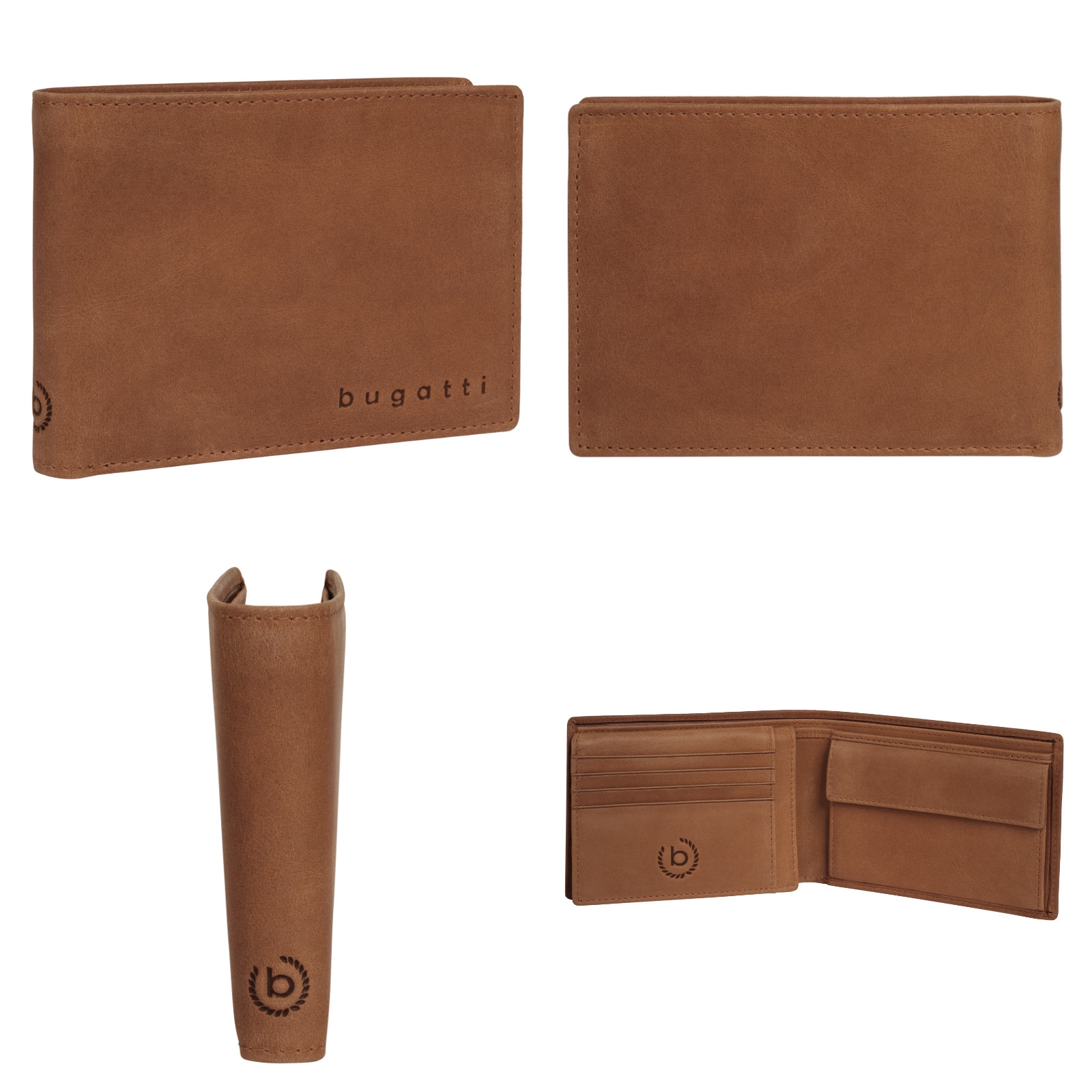 bugatti Geldbörse »VOLO« echt Leder
