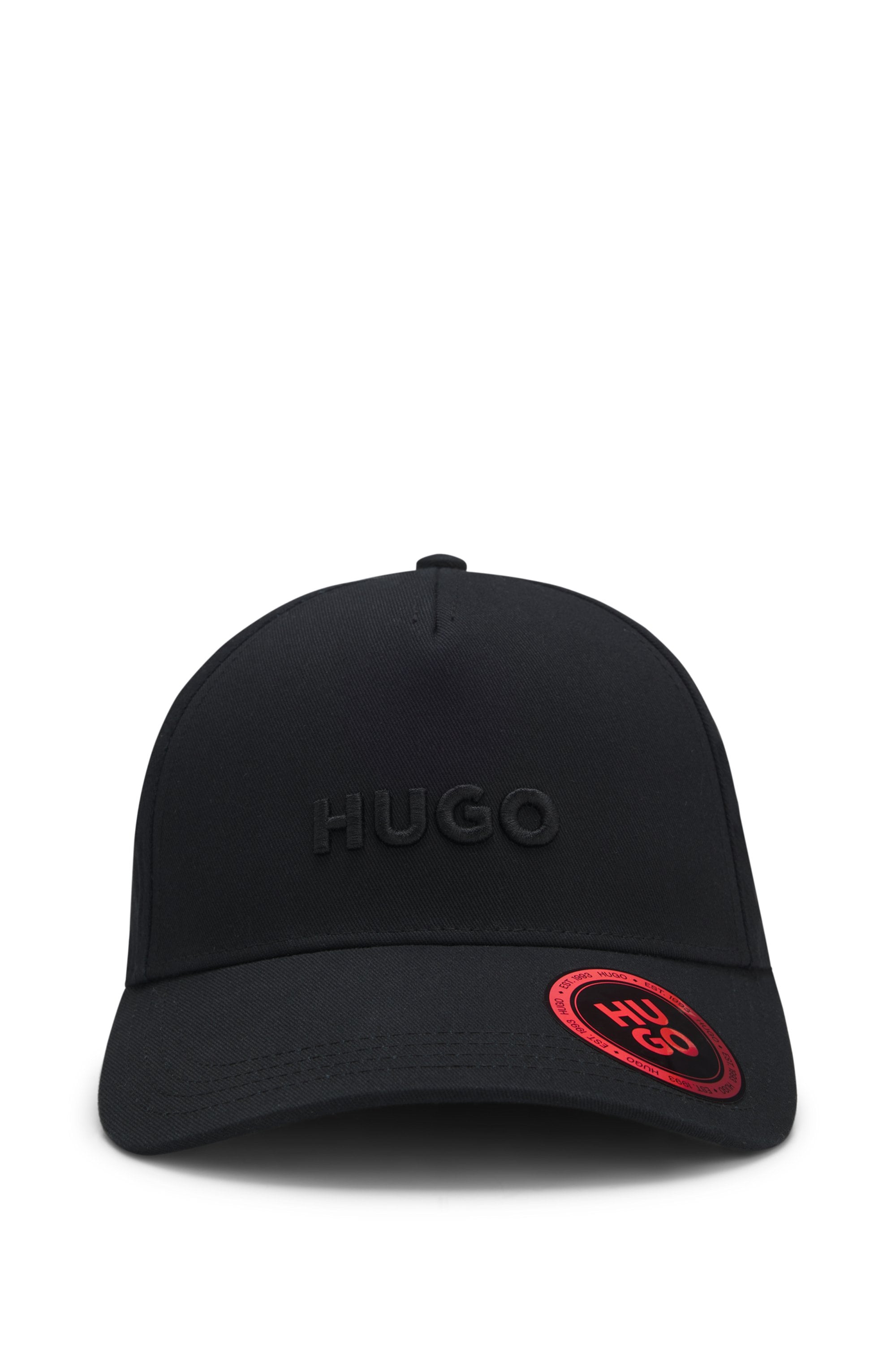 HUGO Baseball Cap mit 3D Logostickerei, verstellbarer Verschluss, unisex