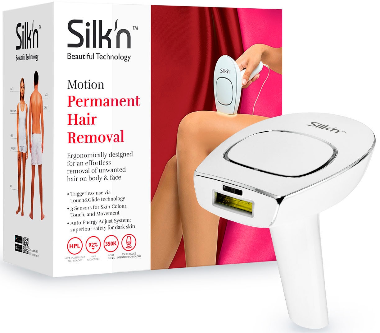 Silk'n HPL-Haarentferner »Motion«, 350000 Lichtimpulse, Triggerless system