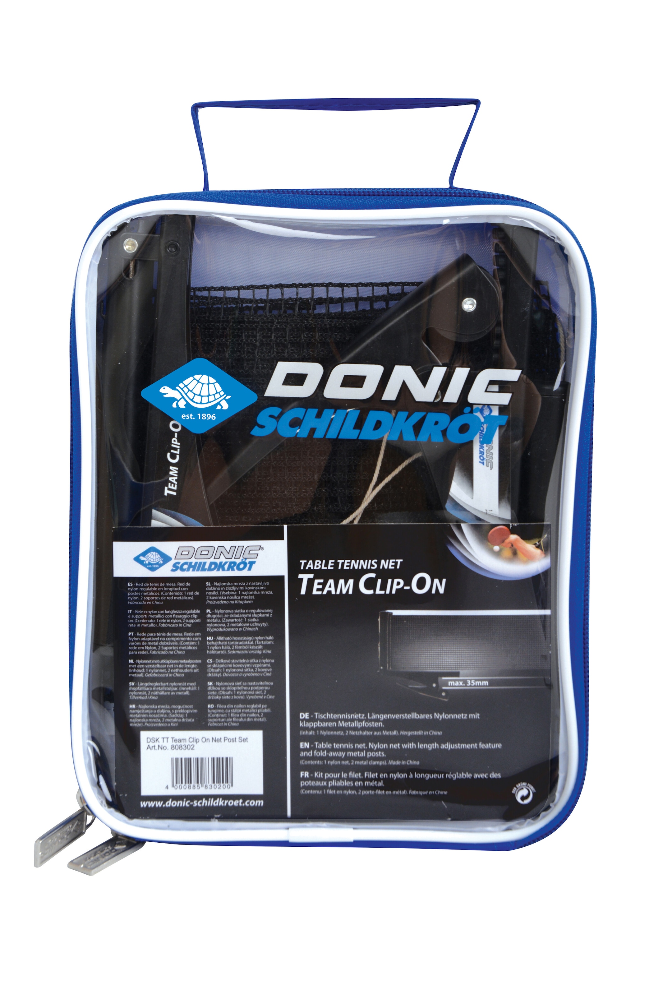 Donic-Schildkröt Tischtennisnetz »Donic-Schildkröt Tischtennis Netzgarnitur Team Clip-On«