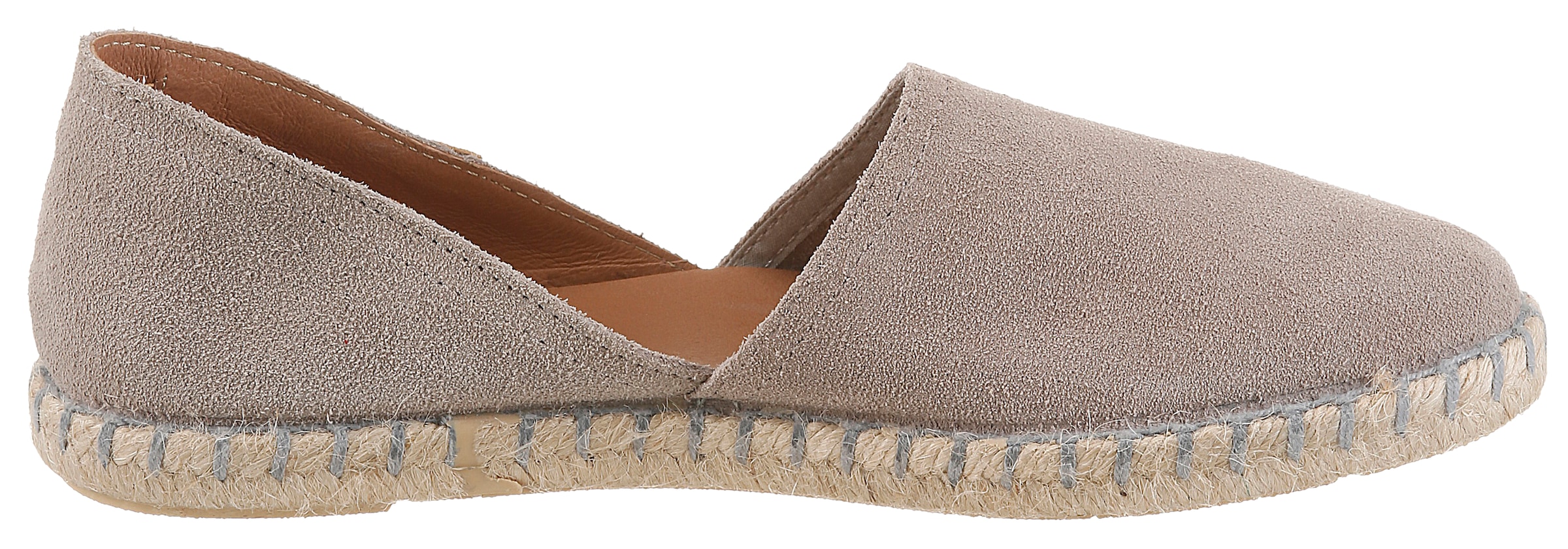 VERBENAS Espadrille  Strandschuh, Sommerschuh, Loafer aus Veloursleder