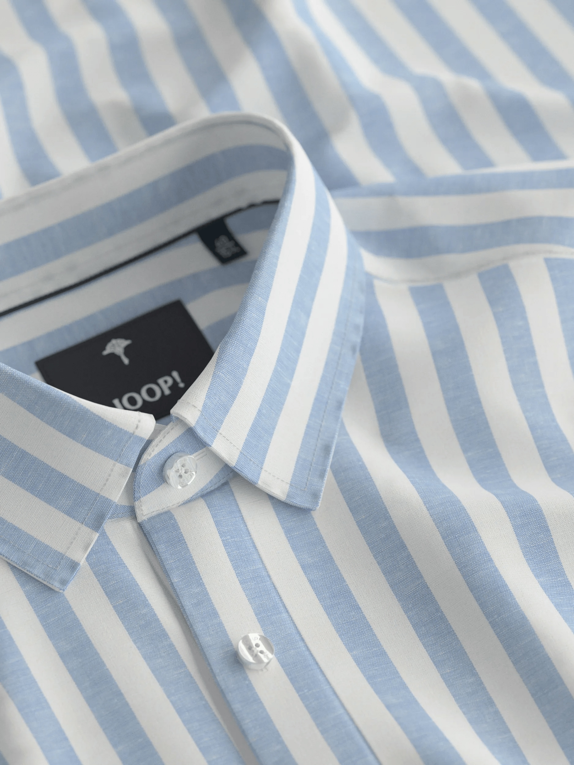 JOOP! Langarmhemd »Pit« Leinehemd, schmale Passform, Kentkragen