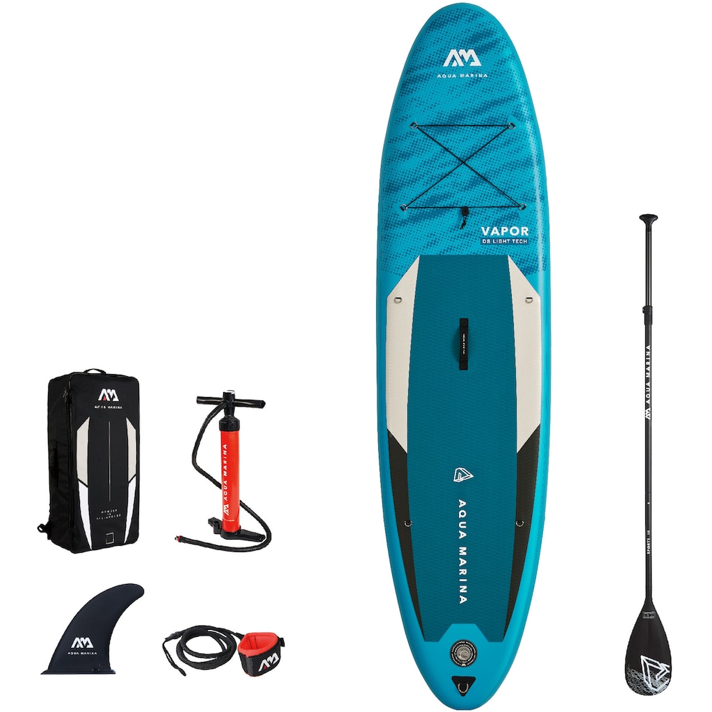 Aqua Marina SUP-Board »Vapor iSUP BT-21VAP«, (Set, 6 tlg., mit Paddel, Pumpe und Transportrucksack)