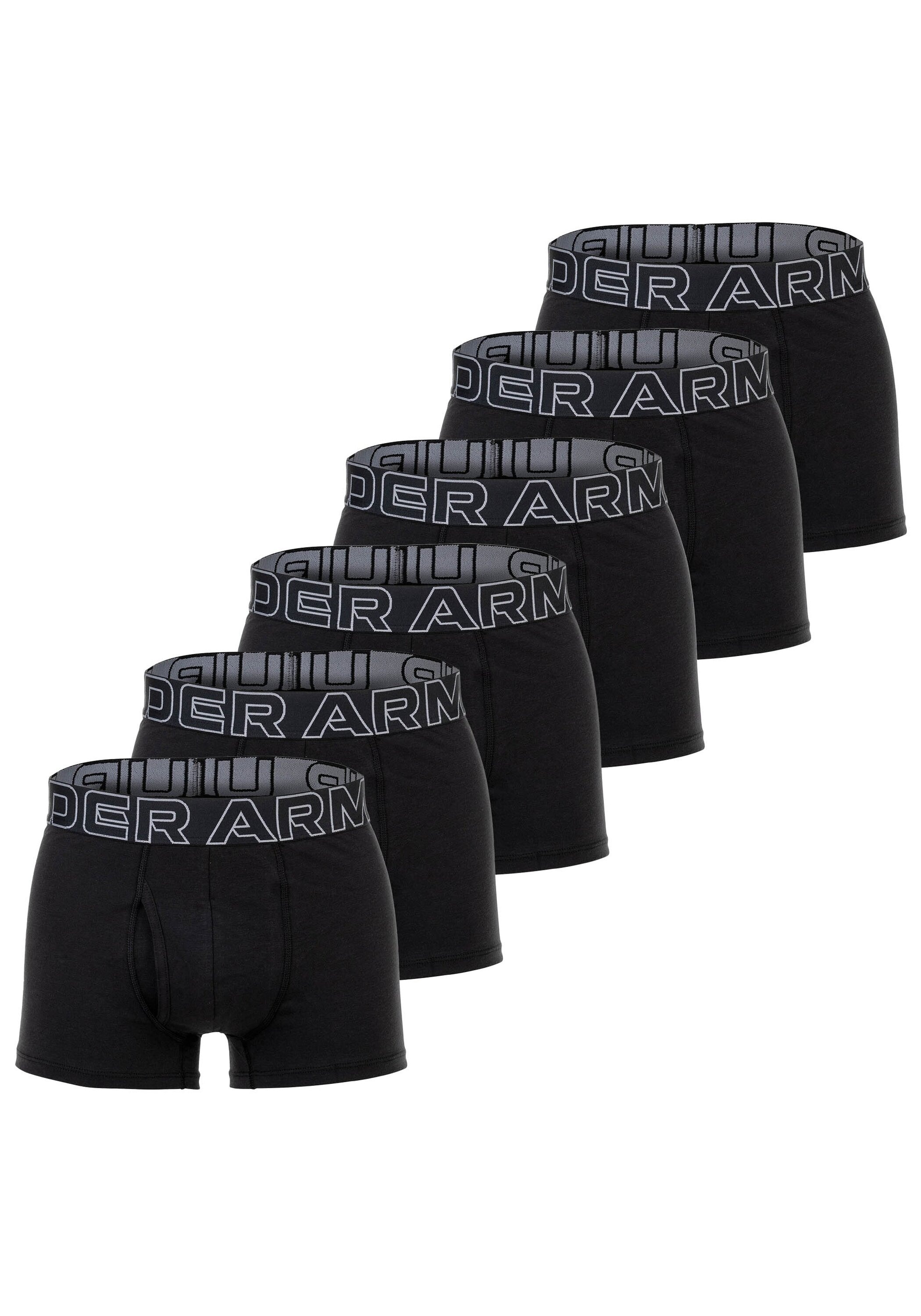 Boxershorts »Boxershort UA PERFORMANCE COTTON - SOLID 3 IN 6PK 6er Pack«