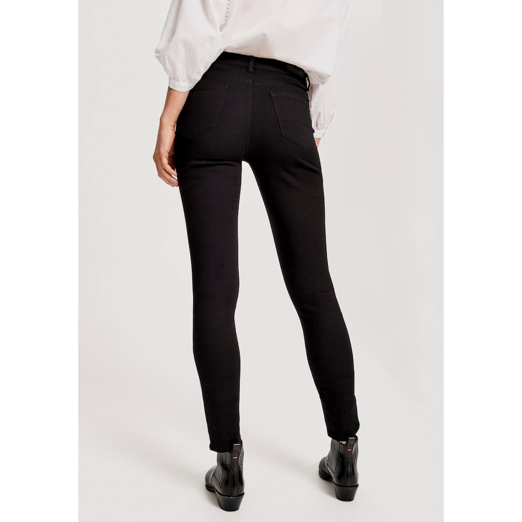 OPUS Skinny-fit-Jeans »Elma black«