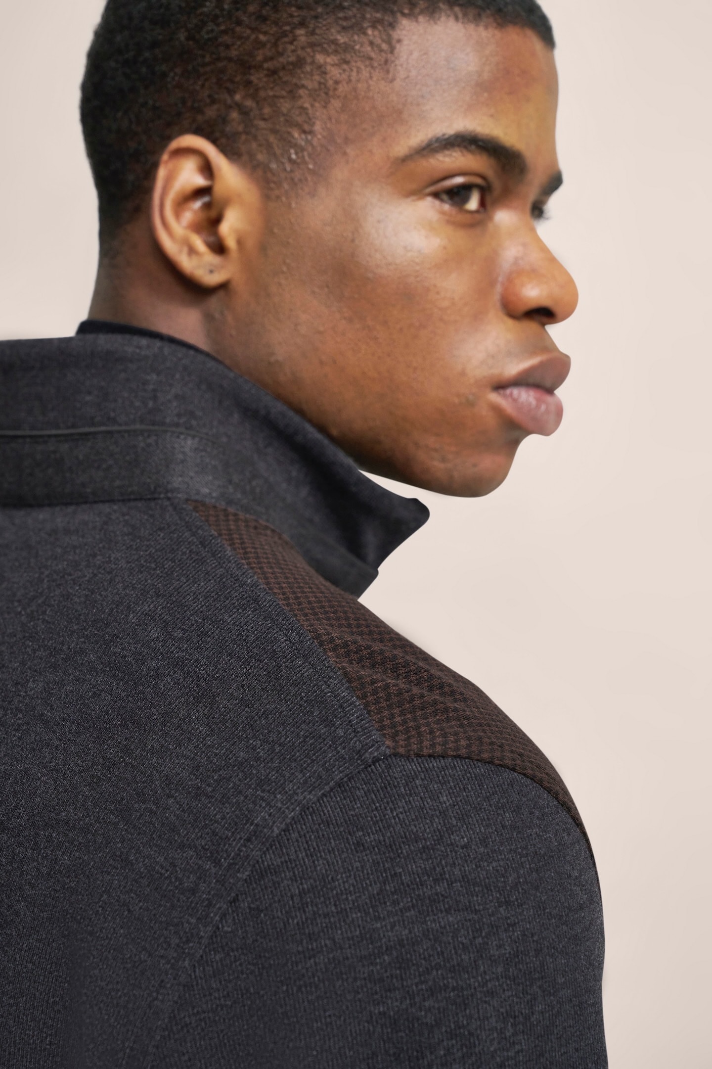 bugatti Sweatjacke, mit Hahnentrittmuster