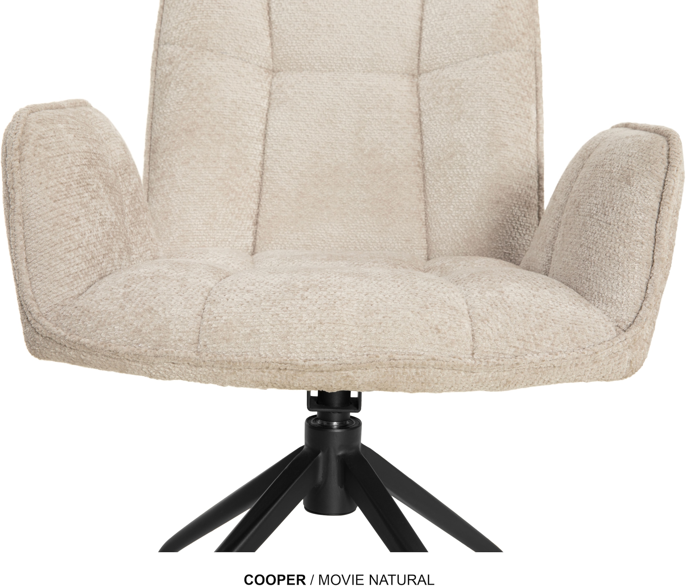 OMG Design Esszimmerstuhl »Cooper« (Set) 2 Stk.Drehstuhl mit auto-return, Armlehnenstuhl