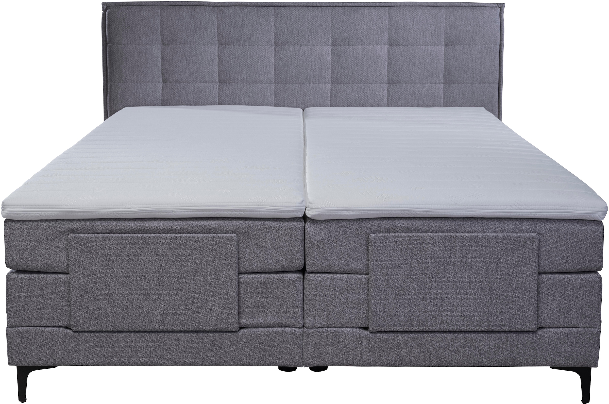 alina Boxspringbett »Edward« 180x200cm, mit motorischer Verstellung, inklusive Matratze und Topper