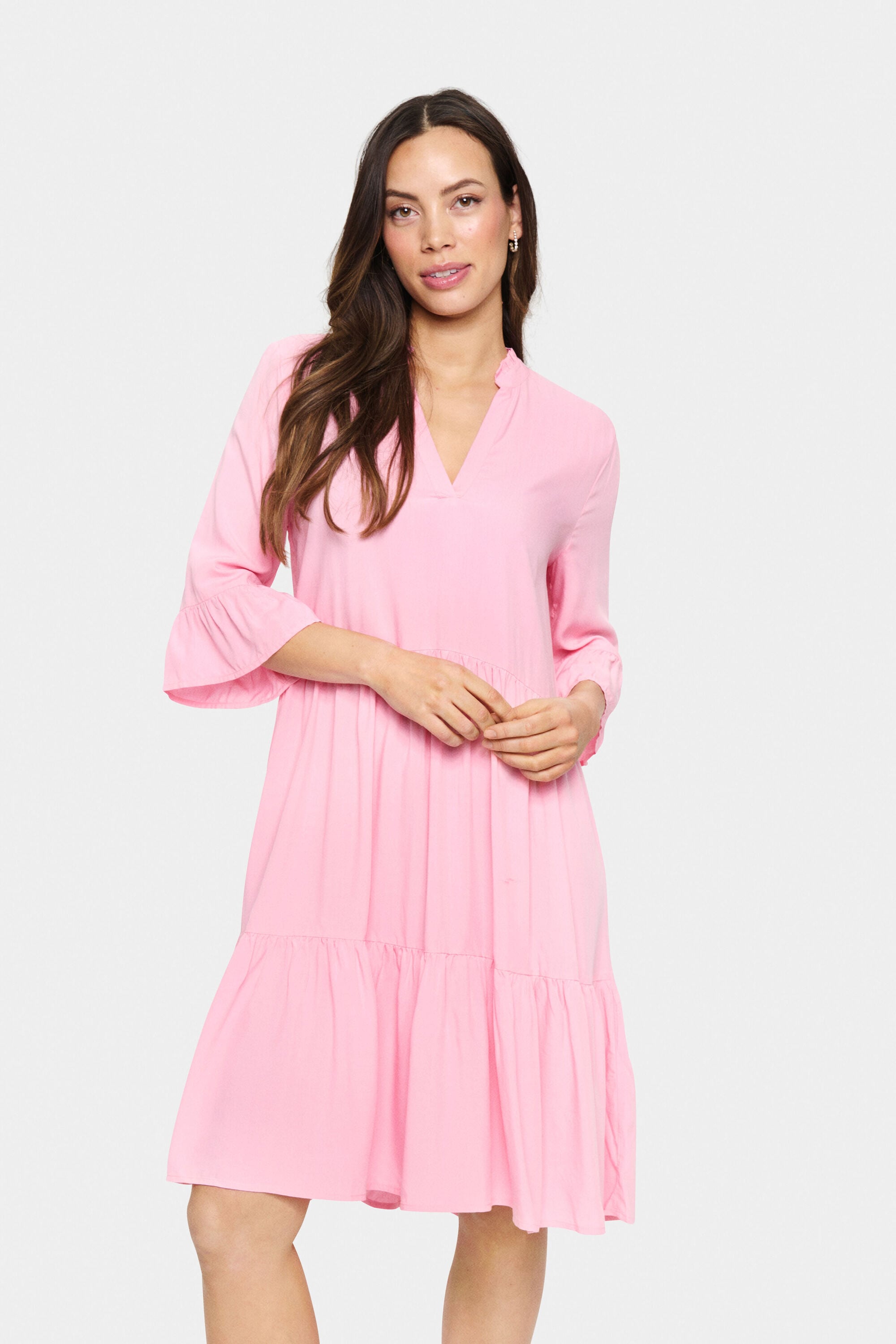 Saint Tropez Midikleid »Damen Kleid EdaSZ«