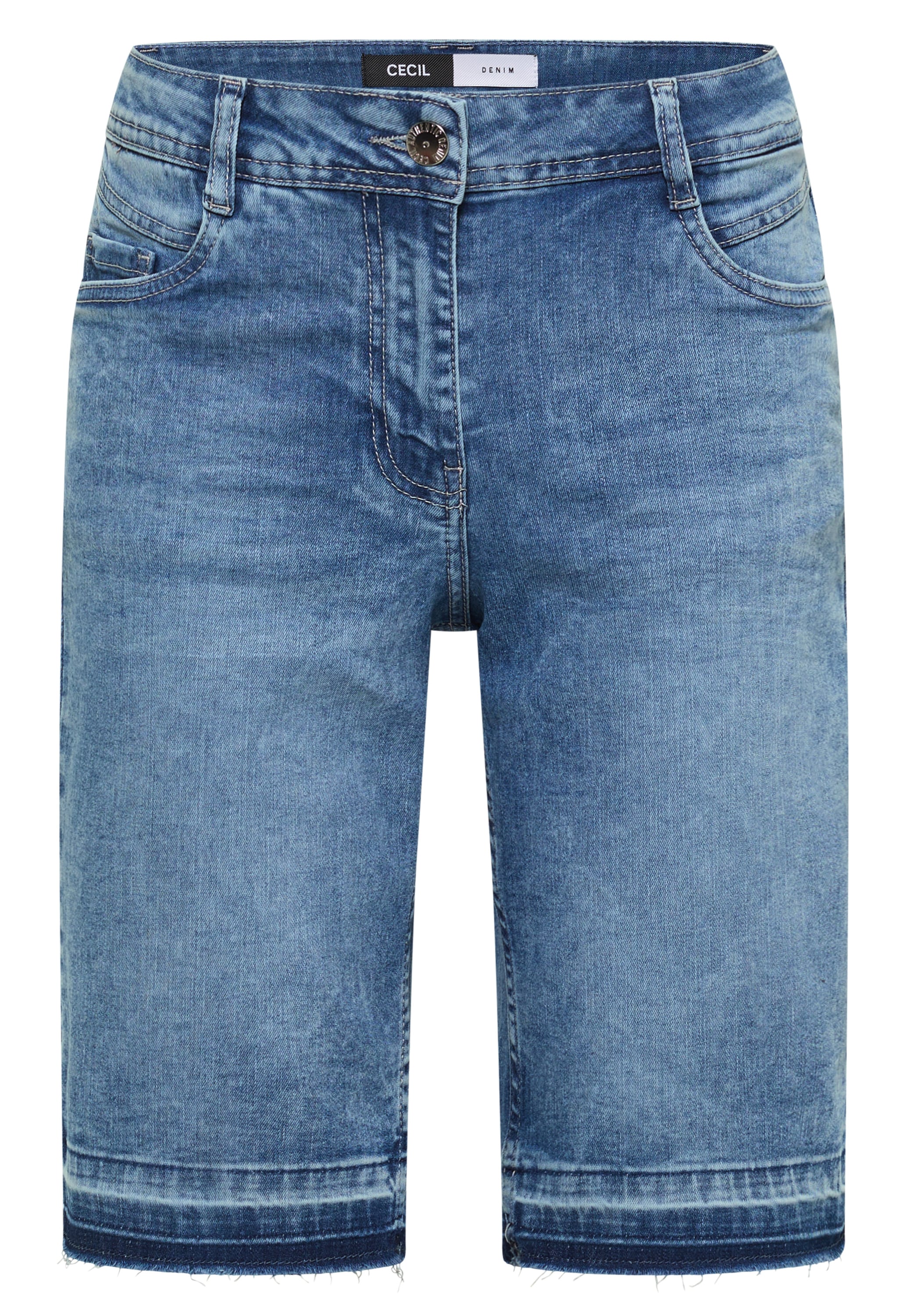Cecil Bermudas »Style Neele«  Sommer-Jeans_Bermuda im Loose Fit / mit modischem Saum
