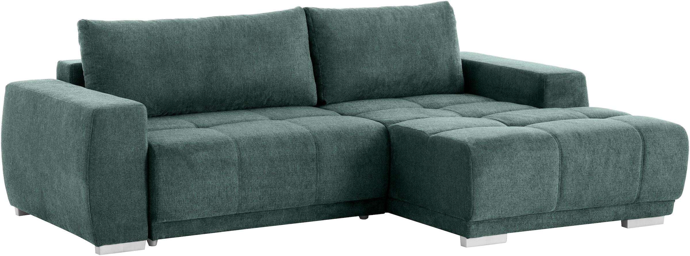 INOSIGN Ecksofa »Bolero L-Form«, wahlweise mit Bettfunktion & Bettkasten