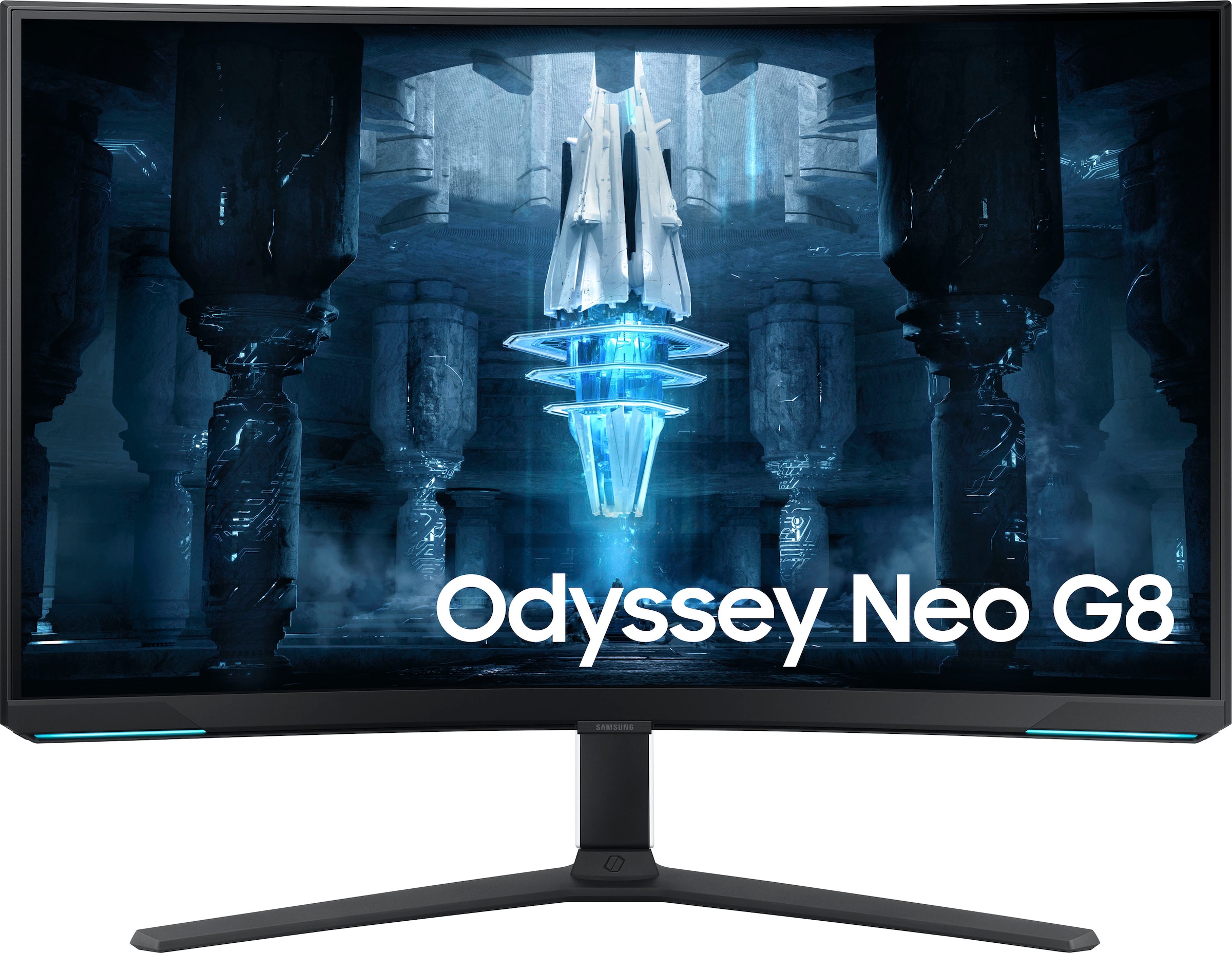 Samsung Curved-Gaming-LED-Monitor »Odyssey Neo 165 Zoll, OTTO G8 Ultra 1 (G/G) 3840 cm/32 Hz, 1ms bei S32BG850NP«, 81 ms 2160 4K px, Reaktionszeit, x HD