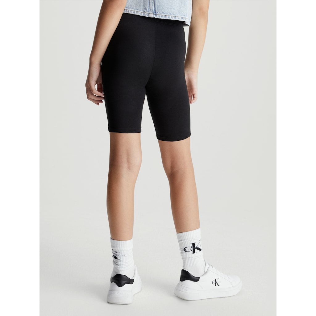 Calvin Klein Jeans Radlerhose »CK LOGO CYCLING SHORTS«, Kinder bis 16 Jahre