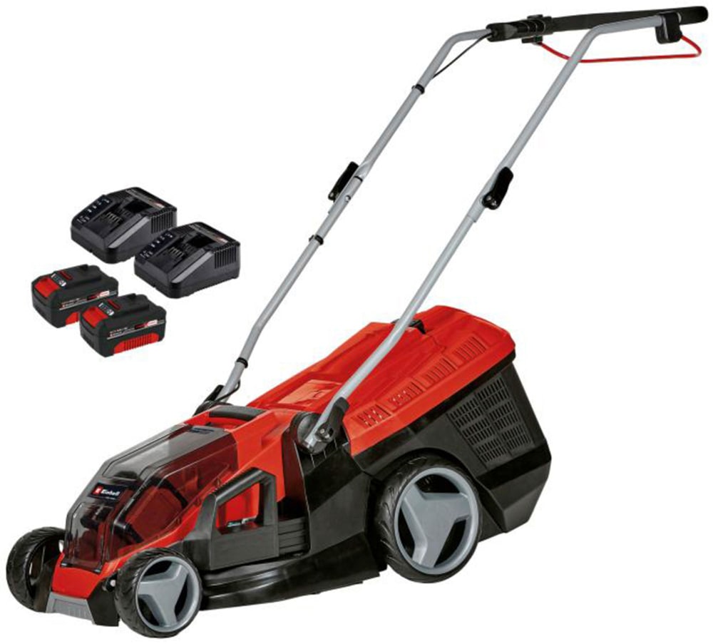 Einhell Akkurasenmäher »GE-CM 36/36 Li SET«, (Set), mit 2 Akkus und Ladegerät