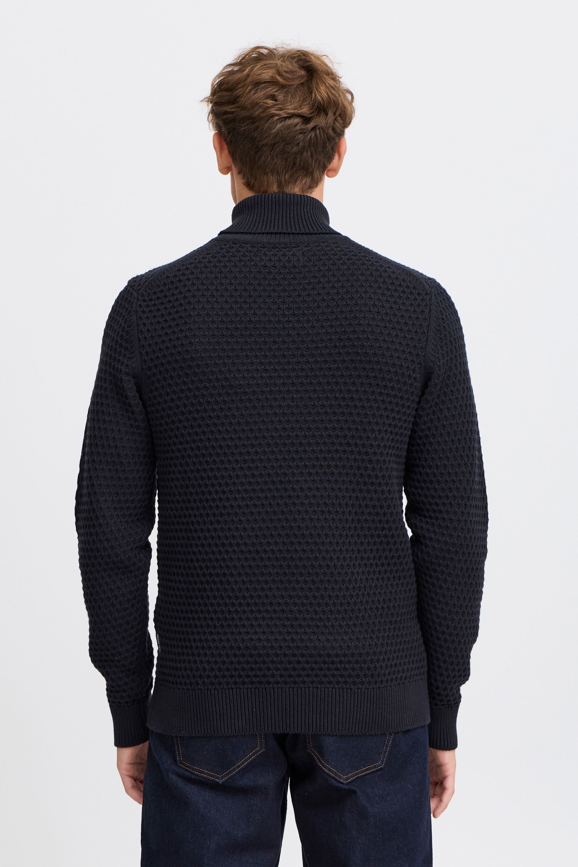 Casual Friday Strickfleece-Pullover »Strickpullover CFKARL structured roll neck knit«