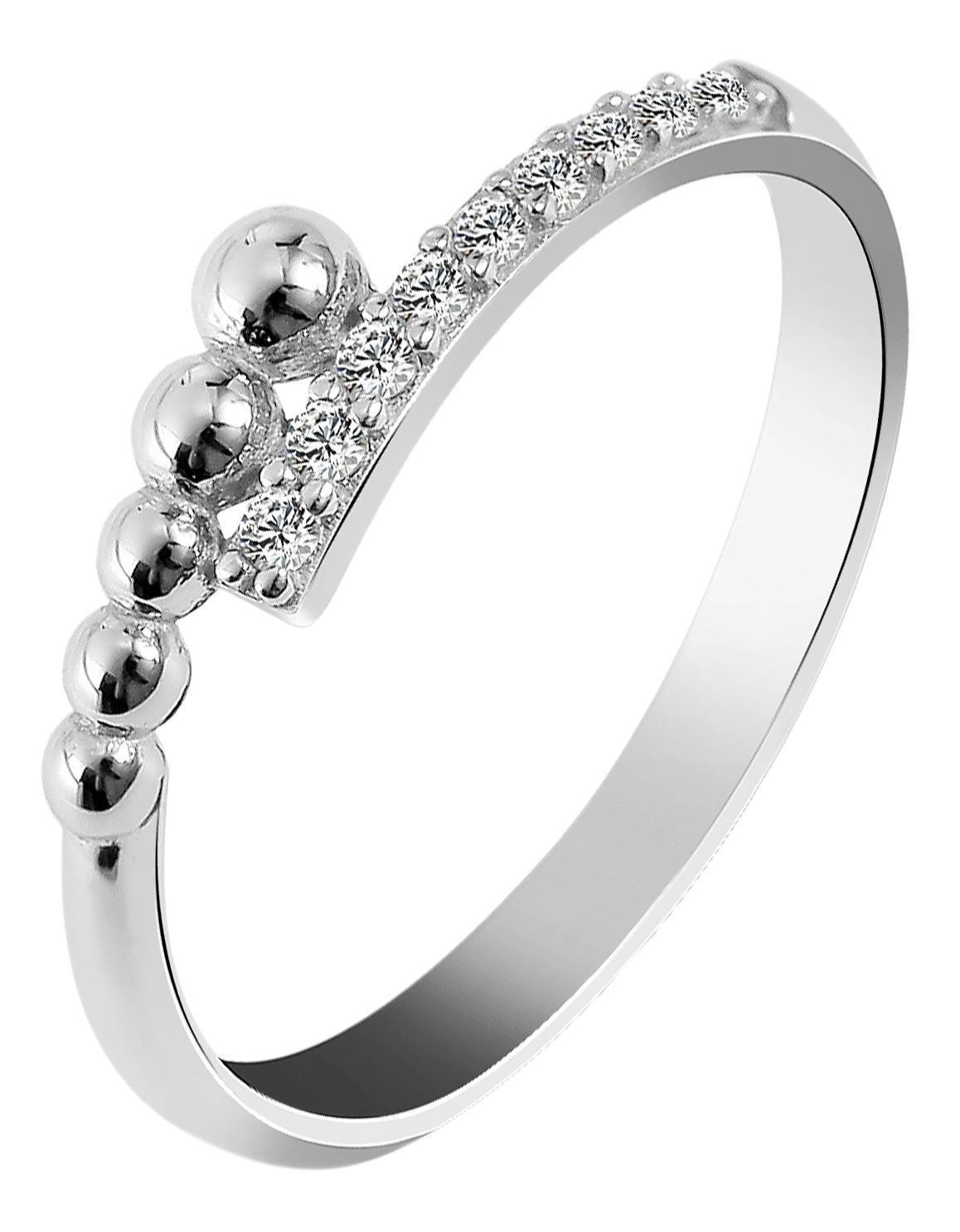 Adelia´s Fingerring »Damen Ring aus 925 Silber mit Zirkonia«