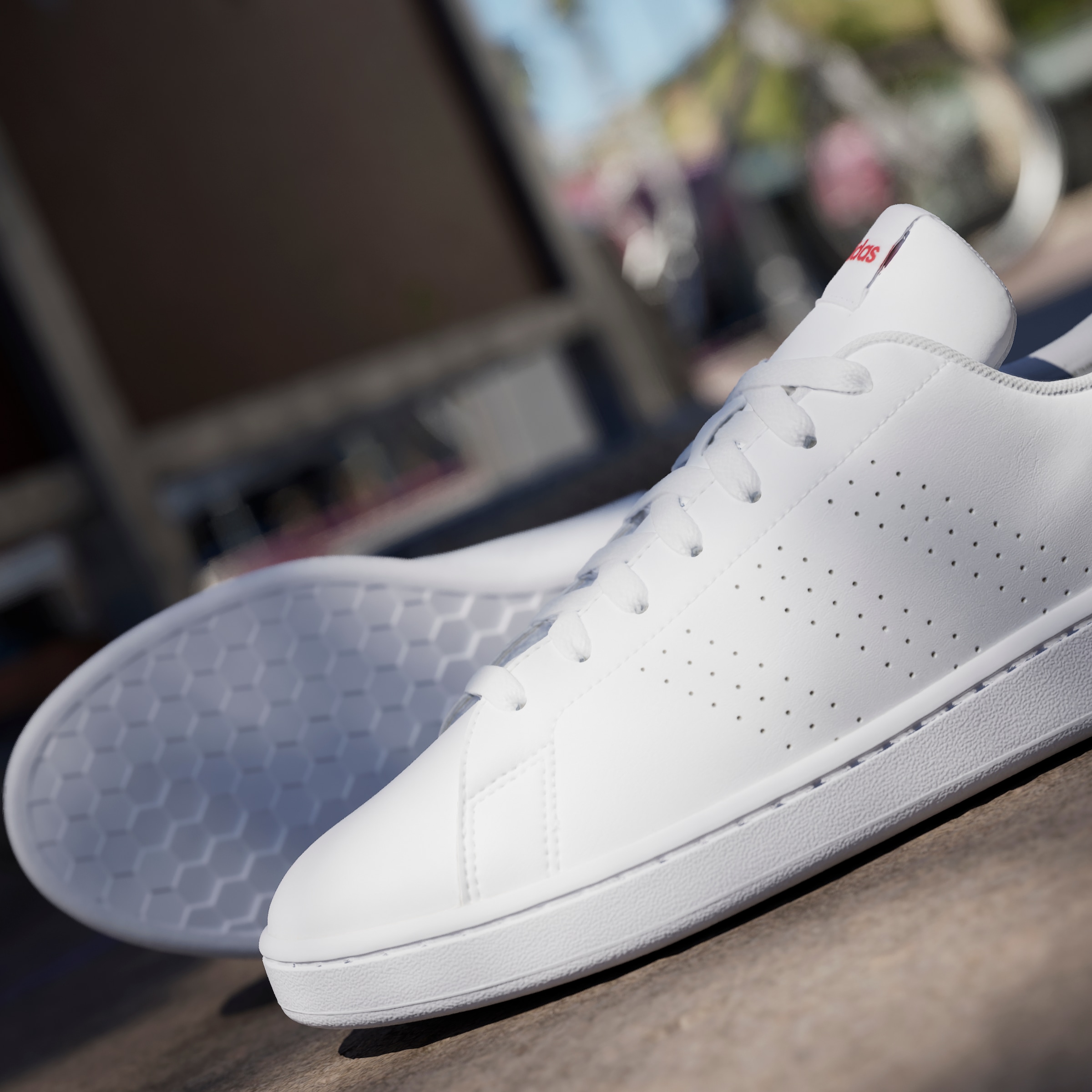 adidas Sportswear Sneaker »ADVANTAGE«, Design auf den Spuren des adidas Stan Smith