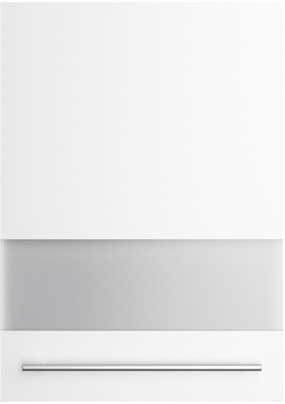 KOCHSTATION Hängeschrank »KS-Bern2« Breite 50 cm, 1 Tür, 2 Einlegeböden, Front mit Milchglas-Einsatz