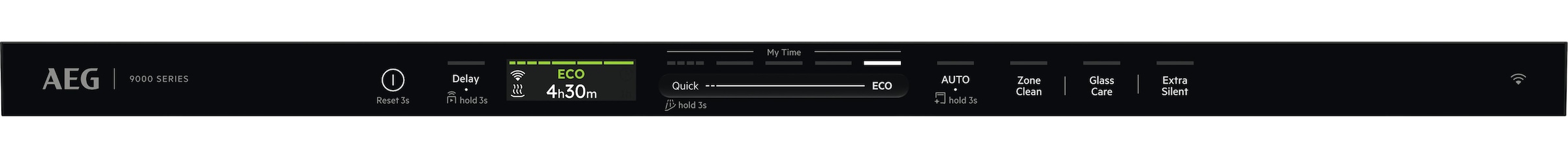 AEG vollintegrierbarer Geschirrspüler Serie 9000, 60 cm, WiFi »GI9210X2CT« 14 tlg. Maßgedecke Flüsterleise Spülmaschine 35 dB nur 8,4 l Verbrauch & EEK A-10 %