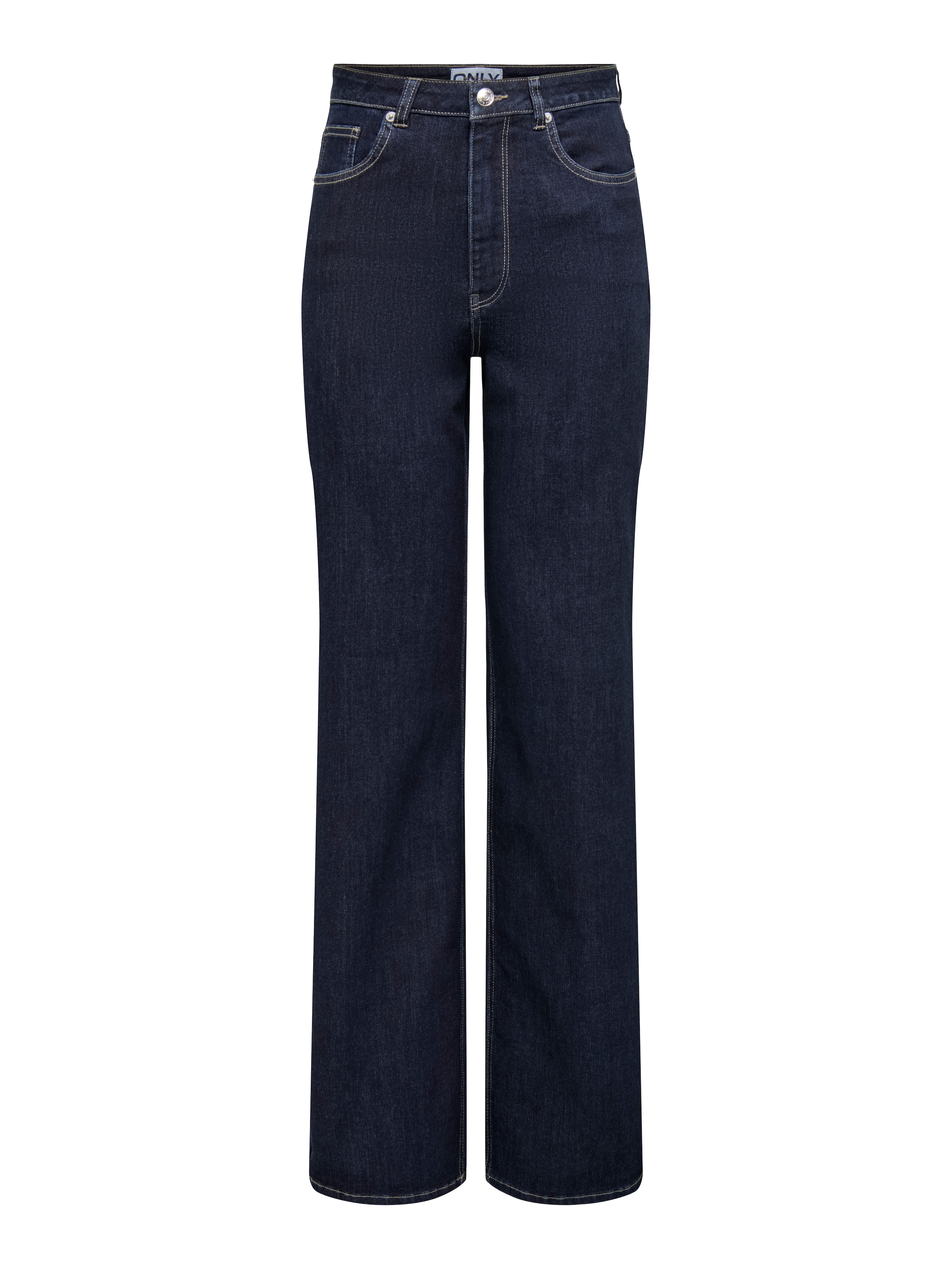 ONLY High-waist-Jeans »ONLJUICY-WAUW HW WIDE DNM GUA334 NOOS« high waist, weite Beinform, dark blue