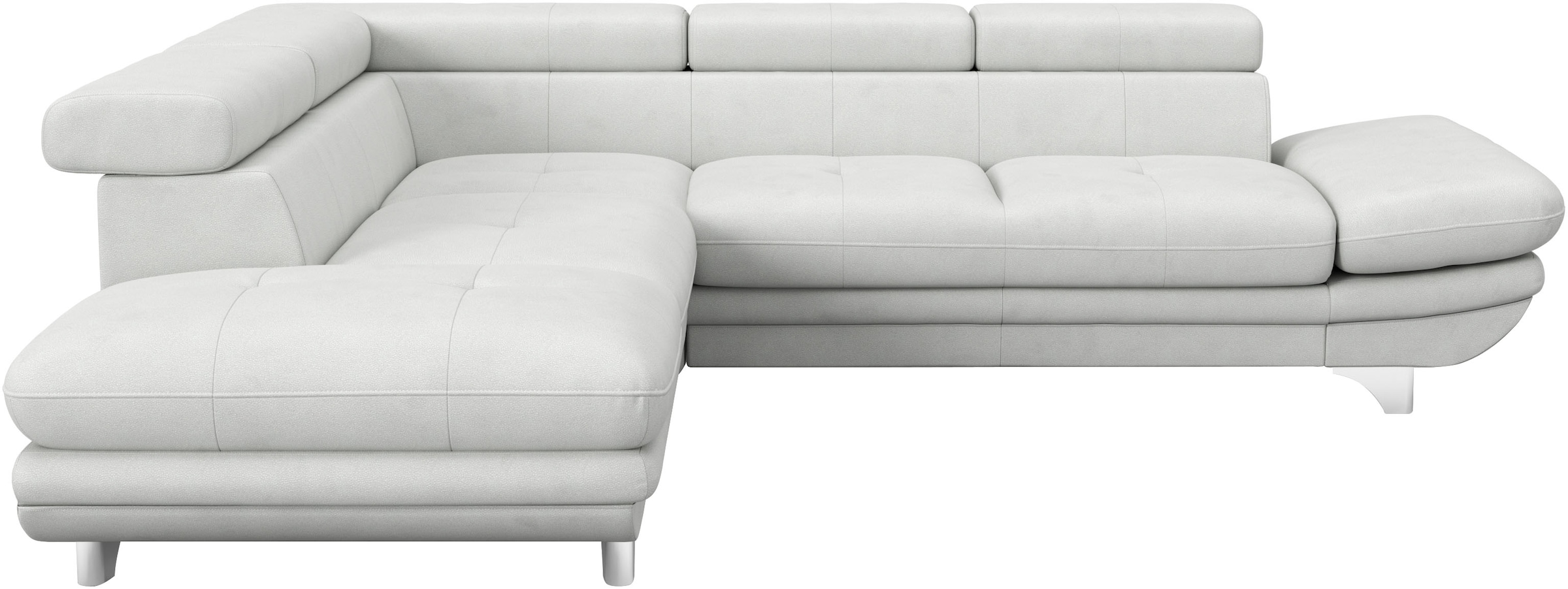 COTTA Ecksofa »Enterprise L-Form«, mit Arm- & Kopfteilverstellung, wahlweise mit Bettfunktion
