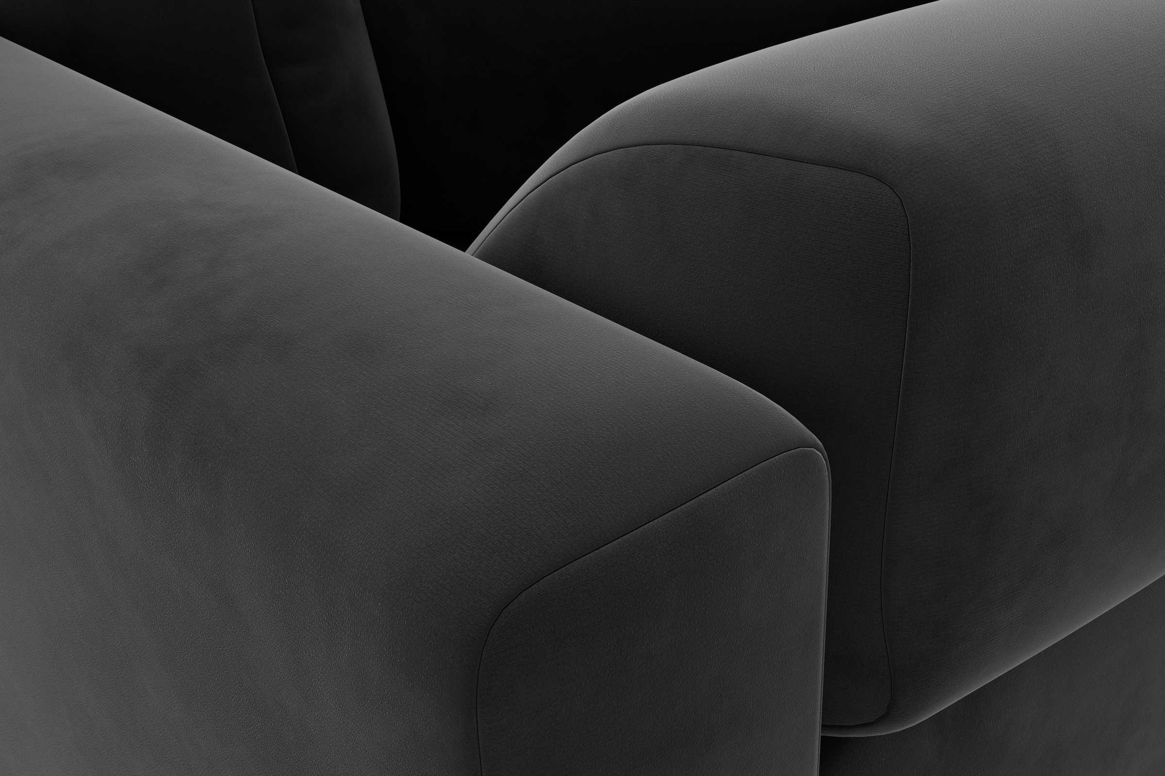 COLLECTION AB Ecksofa »Innsbruck L-Form, B: 247 cm« 3 Zierkissen, Federkern