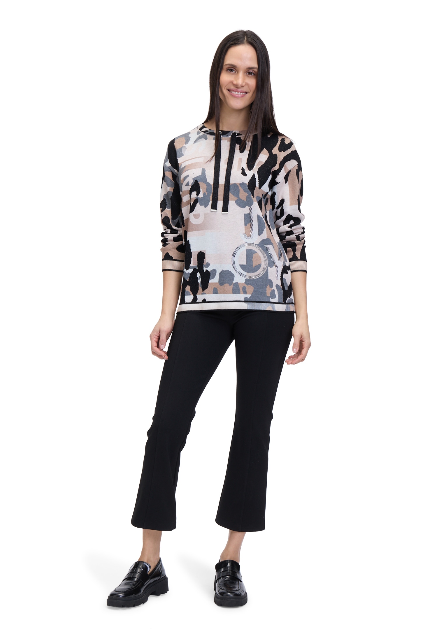 Betty Barclay Rundhalspullover »Feinstrickpullover mit Print«