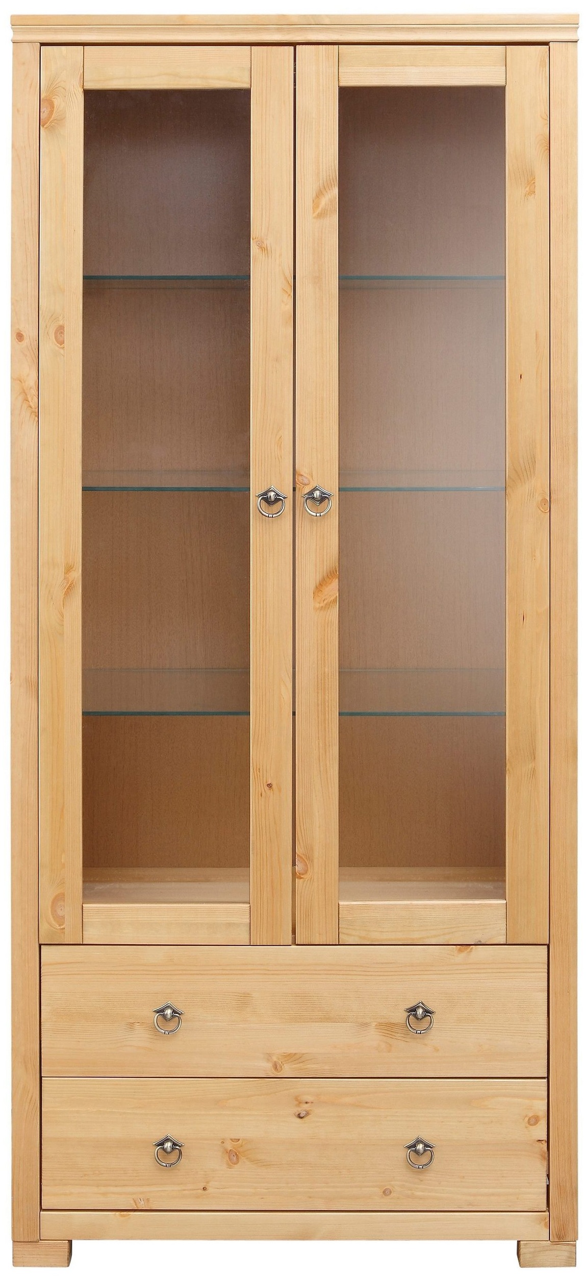Home affaire Wohnwand »Gotland«, (Set, 3 St.), bestehend aus 1 Highboard, 1 TV-Lowboard und 1 Vitrine