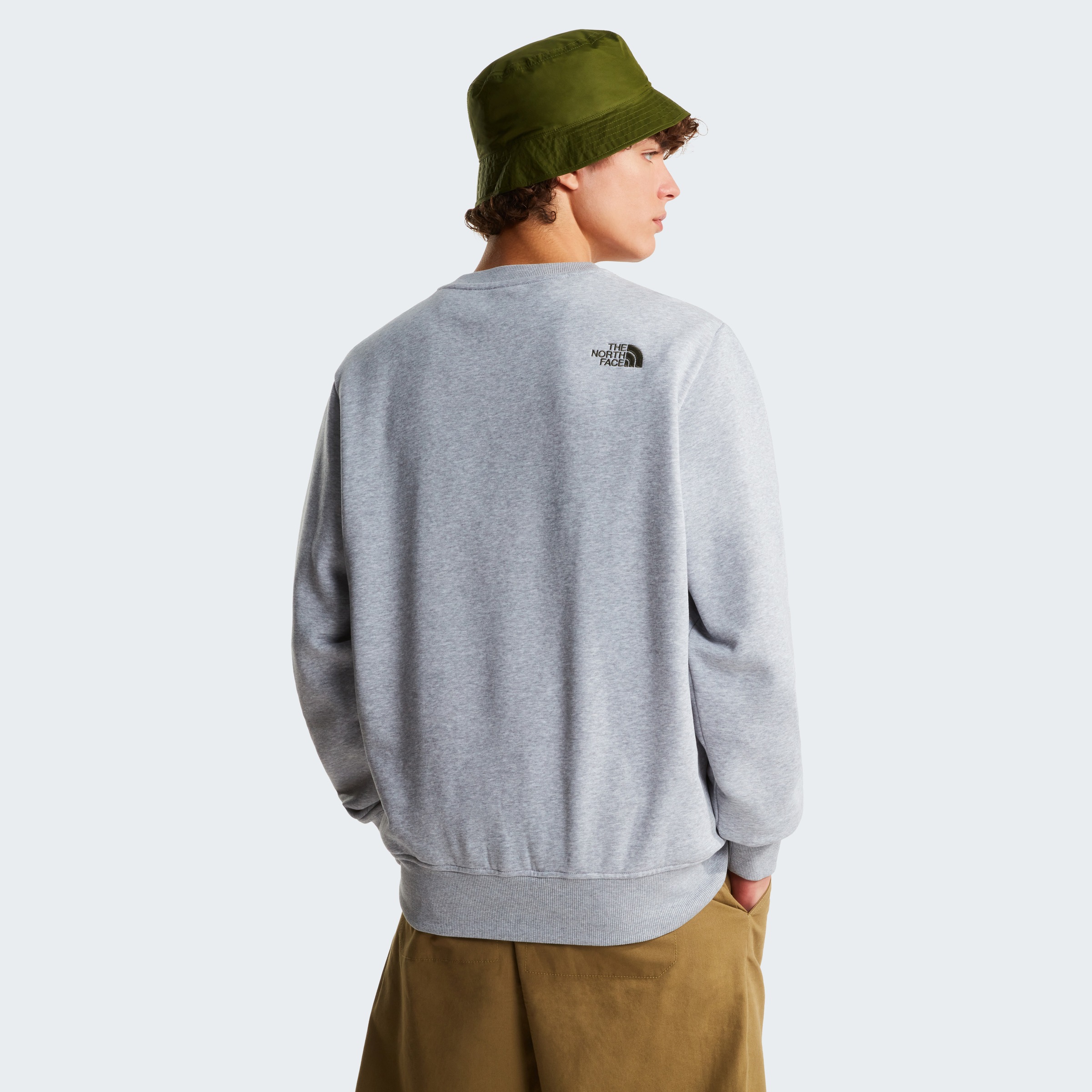 The North Face Kapuzensweatshirt »M DREW PEAK REGULAR CREW«, sportlicher Stil, aus Baumwolle und Polyester
