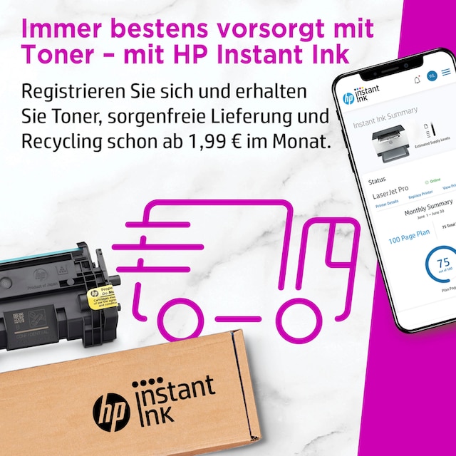 HP Laserdrucker »LaserJet M209dwe«, HP+ Instant Ink kompatibel online bei  OTTO