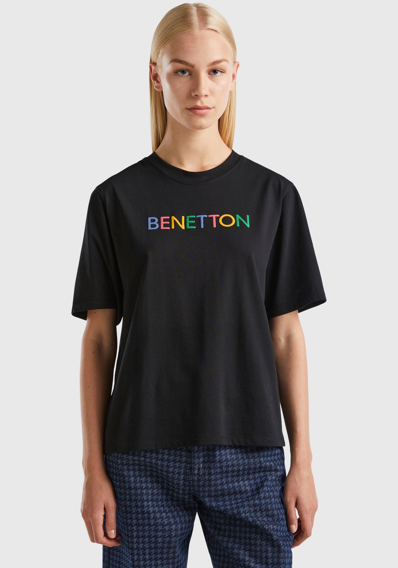 OTTO bestellen bei vorne Benetton T-Shirt, of United Colors mit Label-Schriftzug