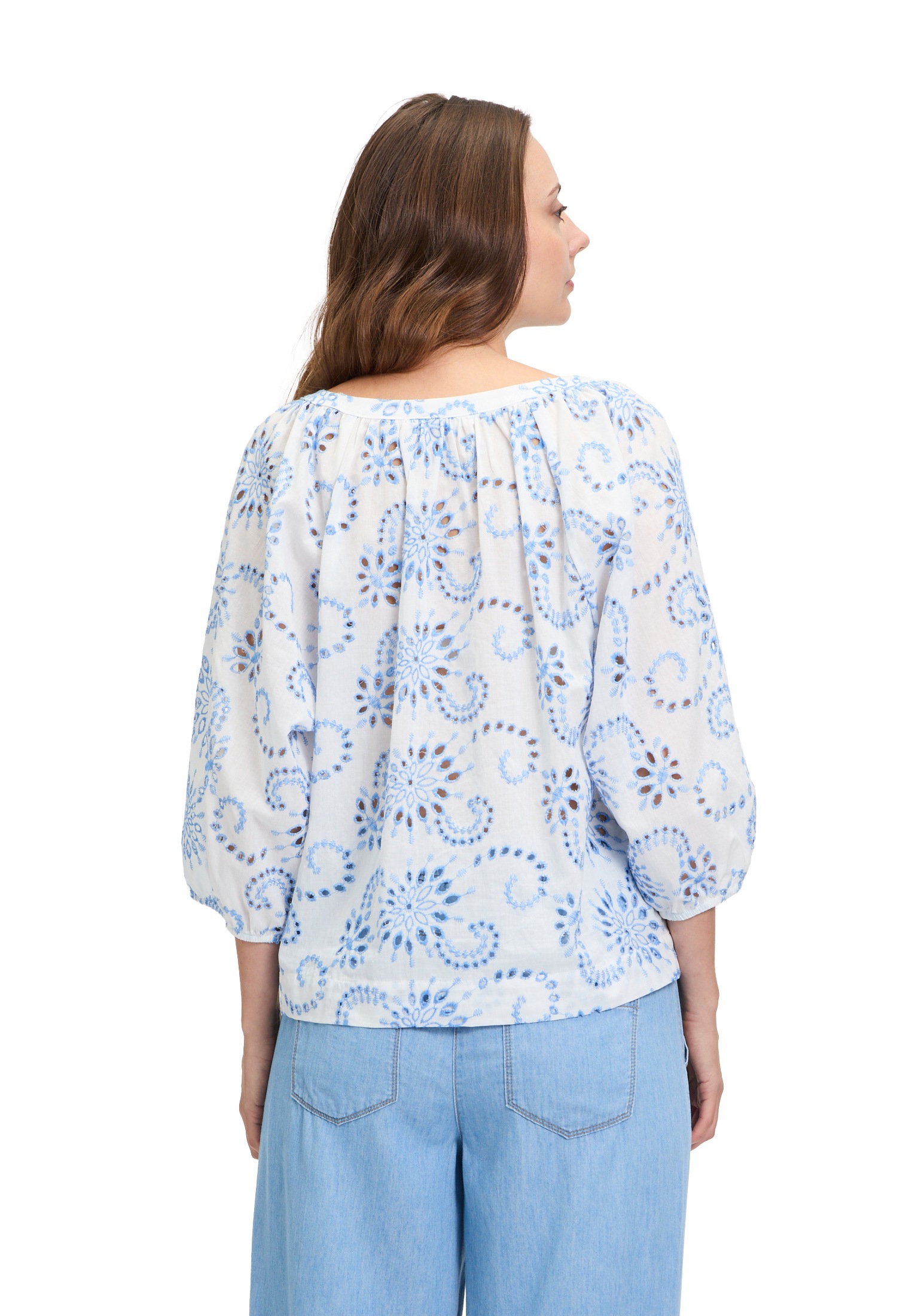 Betty&Co Schlupfbluse »Schlupfbluse mit Stickerei«