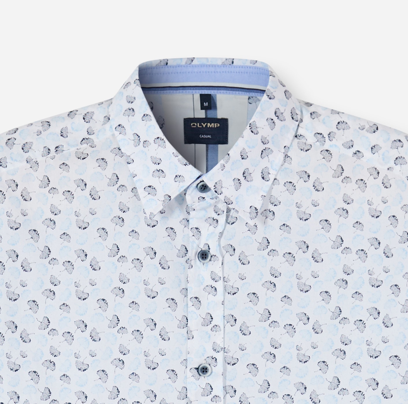 OLYMP Langarmhemd Freizeithemd, regular fit, Kentkragen