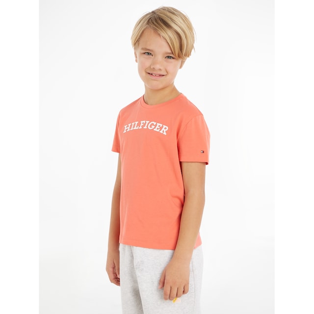 Tommy Hilfiger T-Shirt »MONOTYPE TEE S/S«, mit modischem Hilfiger-Logoschriftzug  auf der Brust im OTTO Online Shop