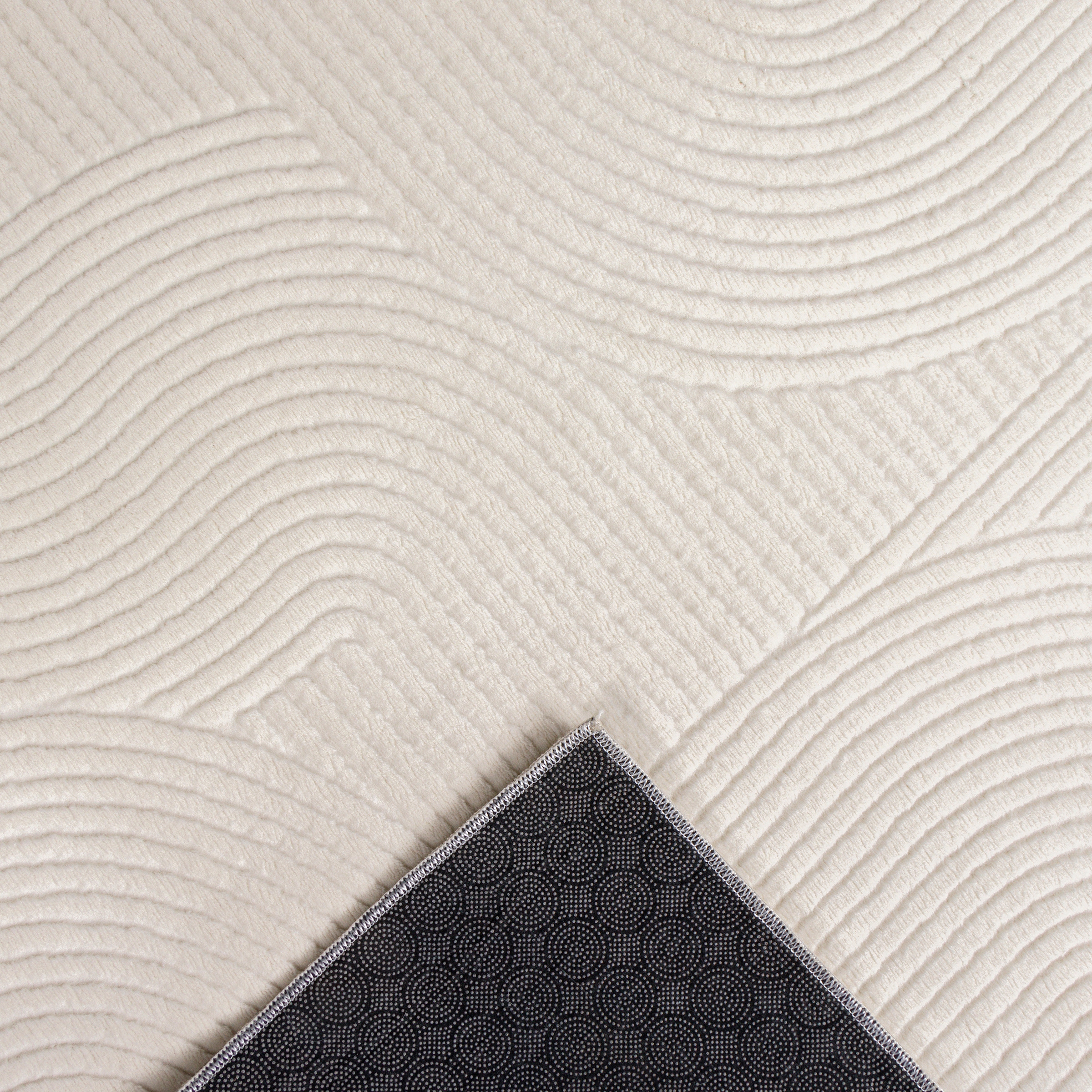 OTTO home Designteppich »Zoelle 3D Optik/Hoch-Tief Effekt« rechteckig 8 mm Höhe mit Anti-Rutsch-Rücken, angenehm weich, Teppich Wohnzimmer Boho Design