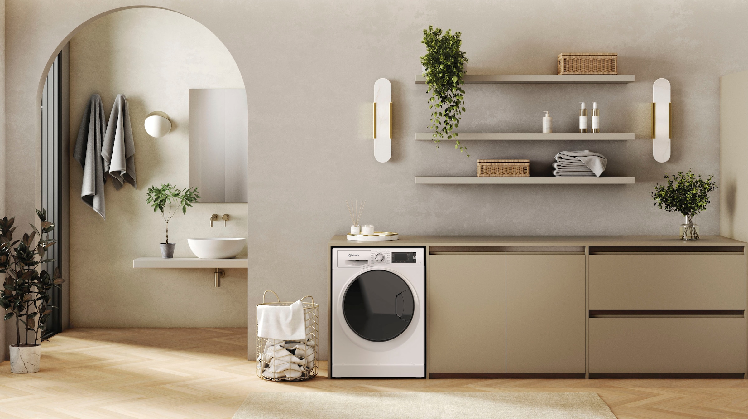BAUKNECHT Waschmaschine »WM Elite 10 AA«, 10 kg, 1400 U/min