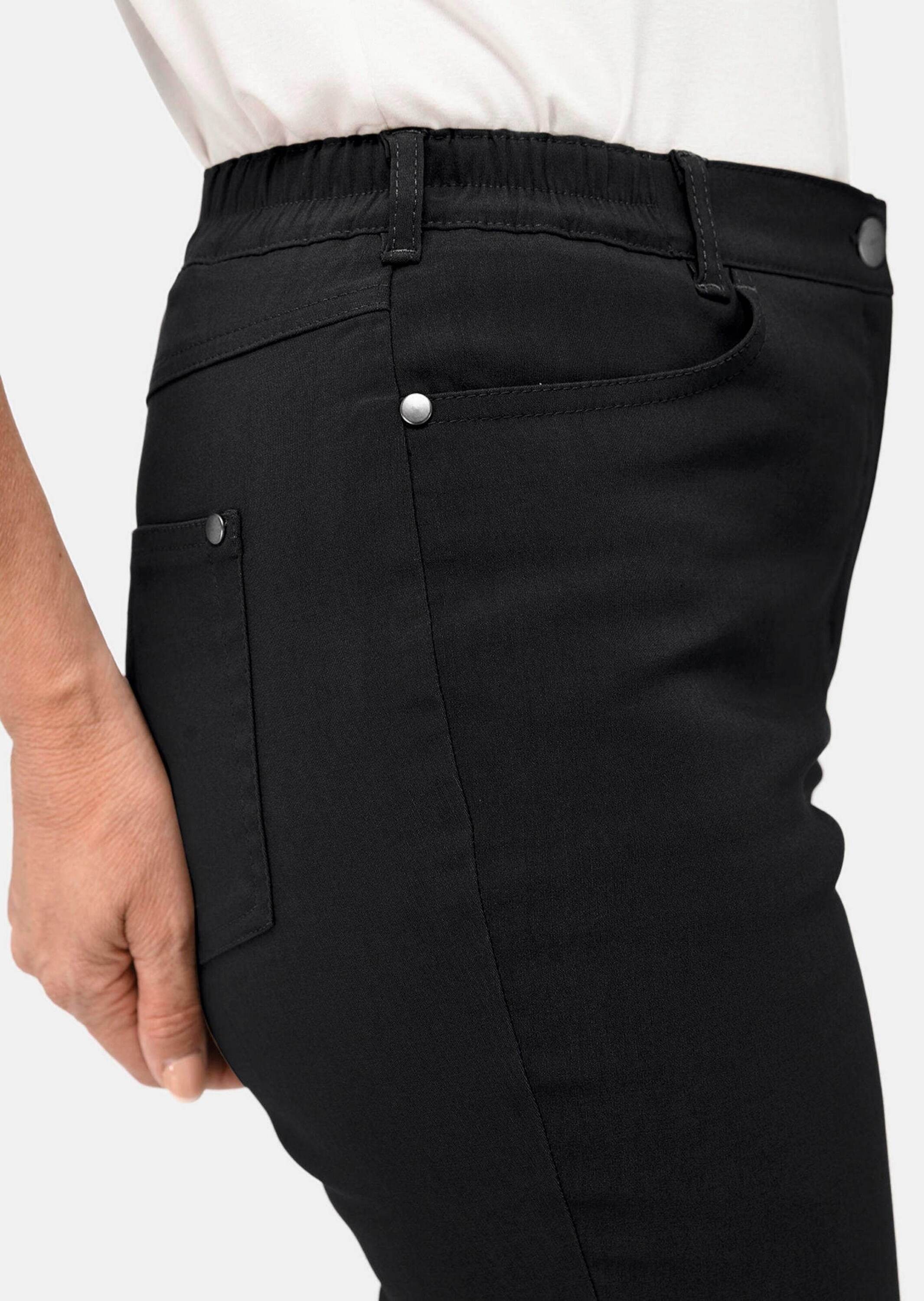 GOLDNER Stoffhose »Kurzgröße Perfekte Super-Stretch-Hose CARLA«