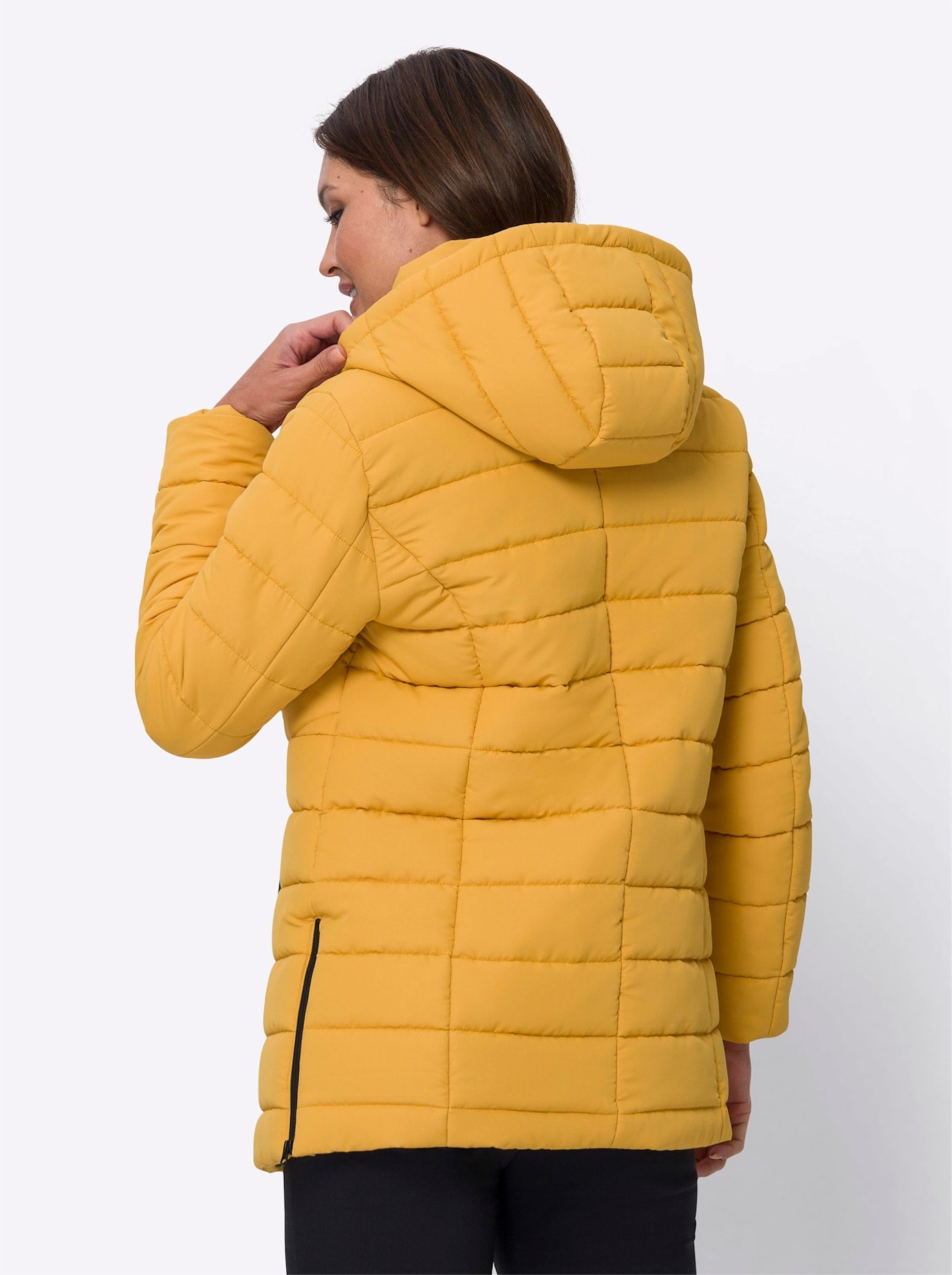 Classic Basics Steppjacke, mit Kapuze
