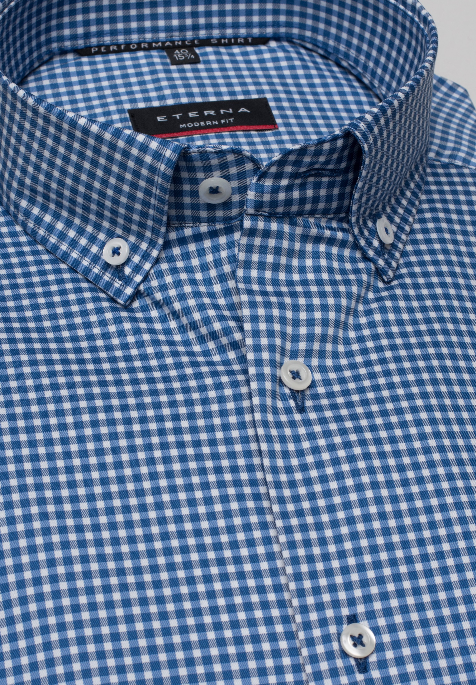 Eterna Langarmhemd »MODERN FIT«, EASY IRON (bügelleicht)