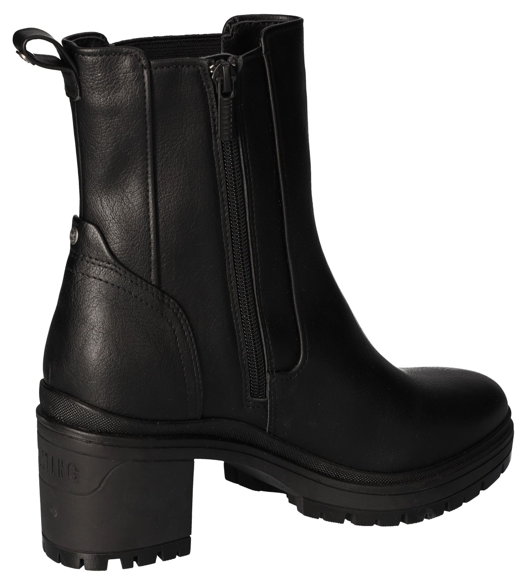 Mustang Shoes Chelseaboots, Schlupfboots, Stiefelette, mit Stretch an der Seite, schmale Form