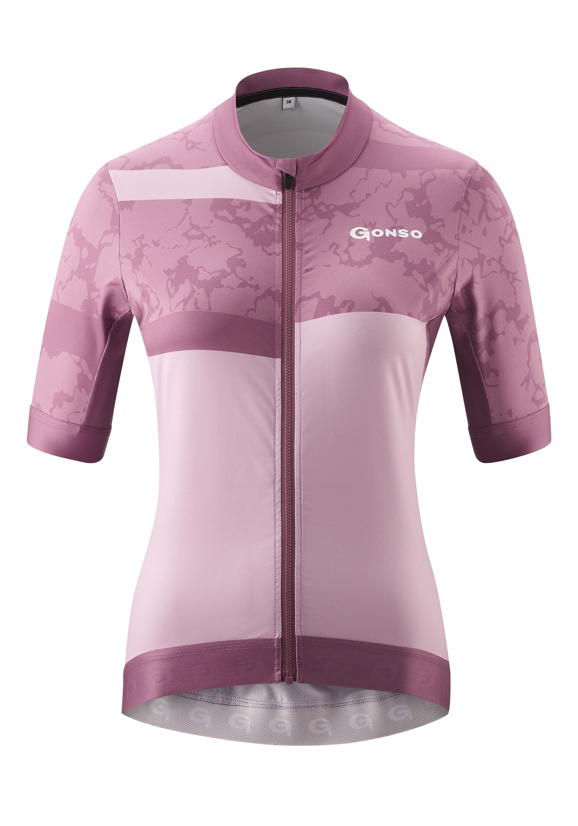 Radtrikot »SASSINA«, Damen Radshirt kurzarm, atmungsaktives Fahrradtrikot mit...