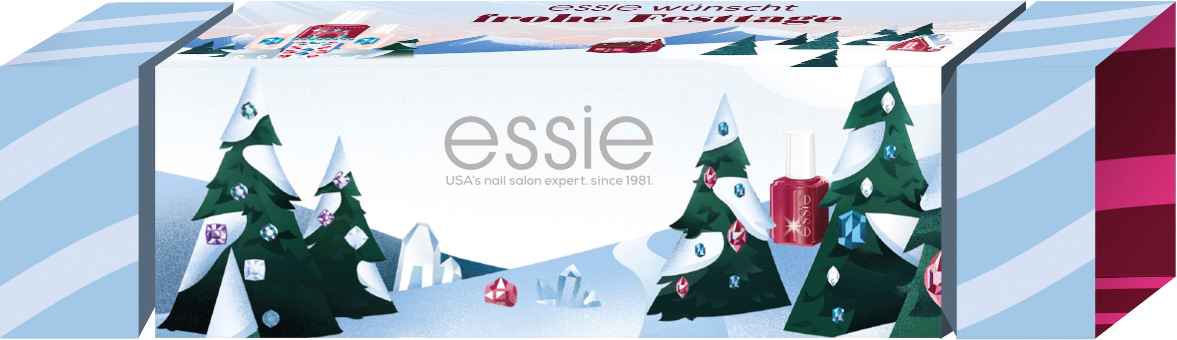 essie Nagellack-Set »Essie expressie X-Mas Duo 2023«, mit natürlichen Inhaltsstoffen