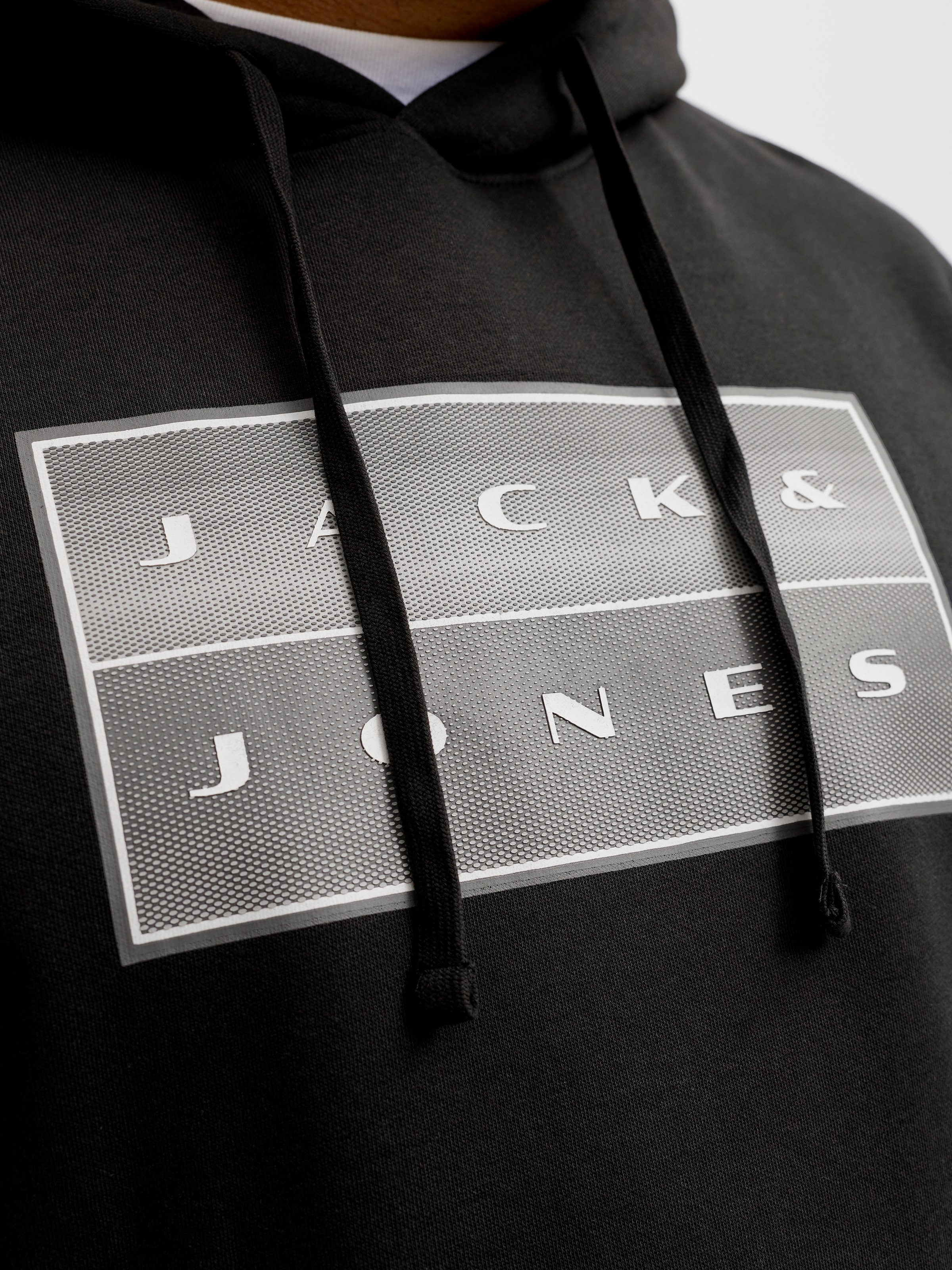 Jack & Jones PlusSize Kapuzensweatshirt »JCOFUSION BOX SWEAT HOOD PLS«, Baumwollmischung, regular fit
