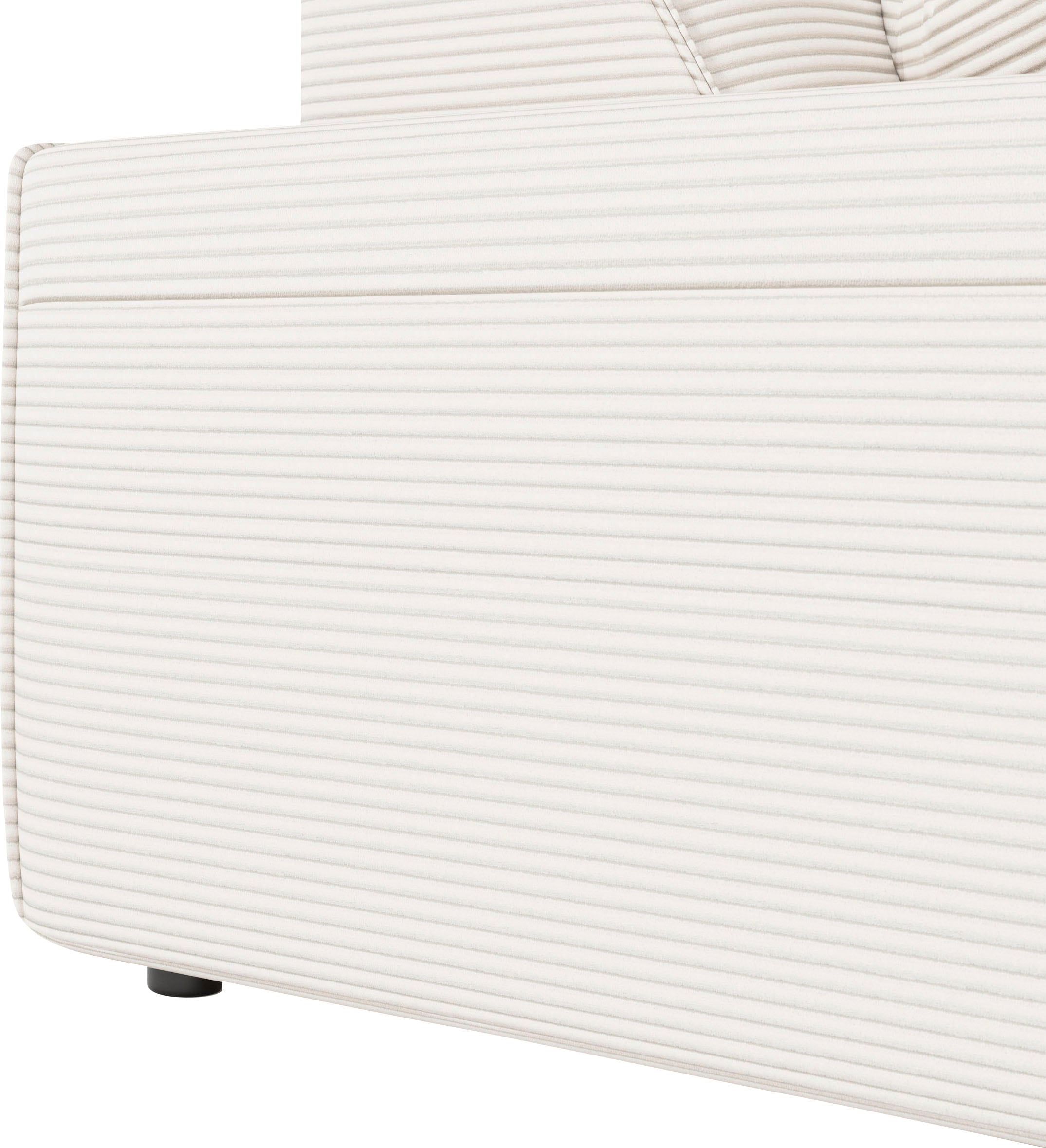 andas Ecksofa »Glimminge auch in Breitcord, Feincord, Bouclé + Easy care-Bezug«, L-Form, Breite 294, Zierkissen