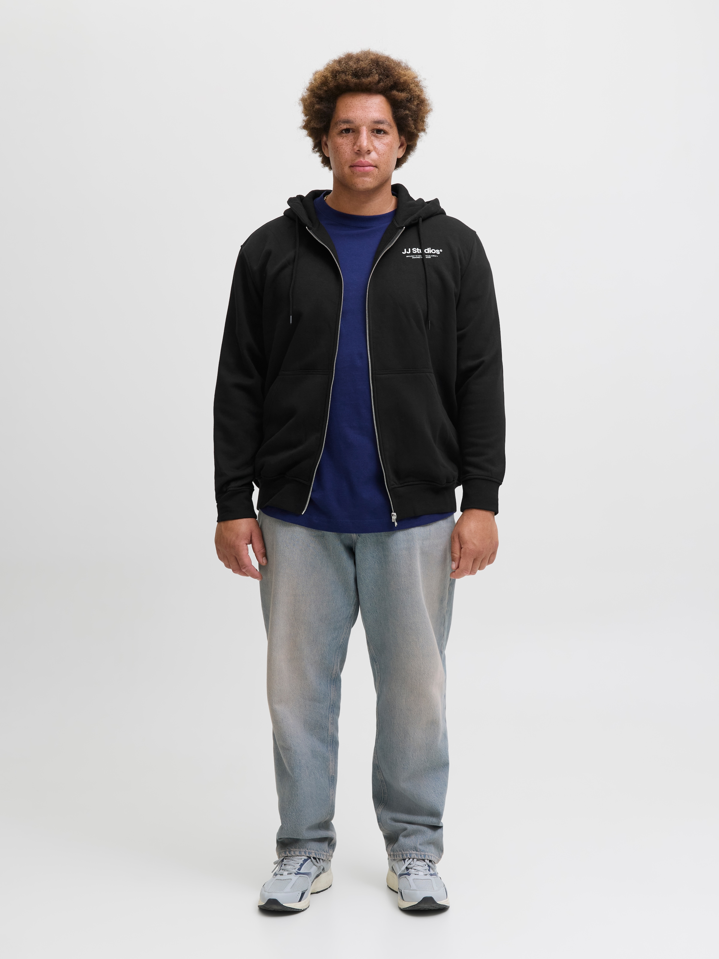 Jack & Jones PlusSize Kapuzensweatshirt »JJESOHO SWEAT ZIP HOOD NOOS PLS«