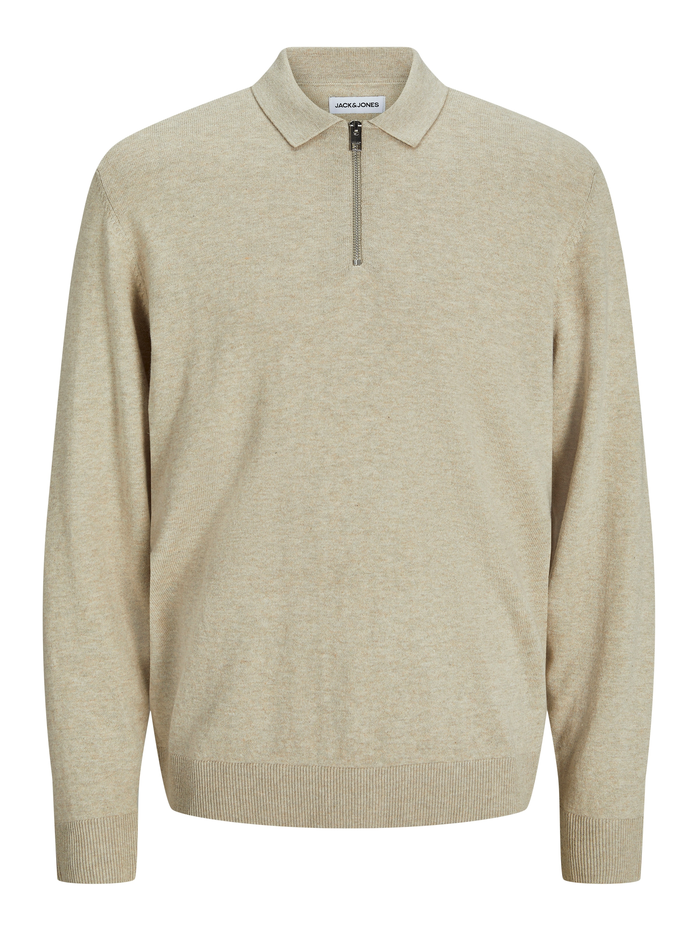 Jack & Jones Polokragenpullover »JJEEMIL KNIT POLO HALF ZIP LS NOOS«, mit Polo Kragen