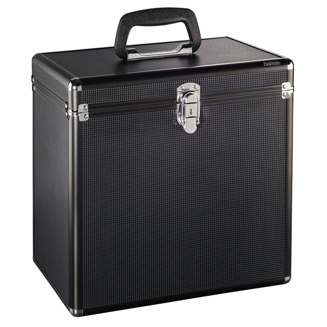 Hama LP Koffer 50, Koffer für bis zu 50 Schallplatten, schwarz