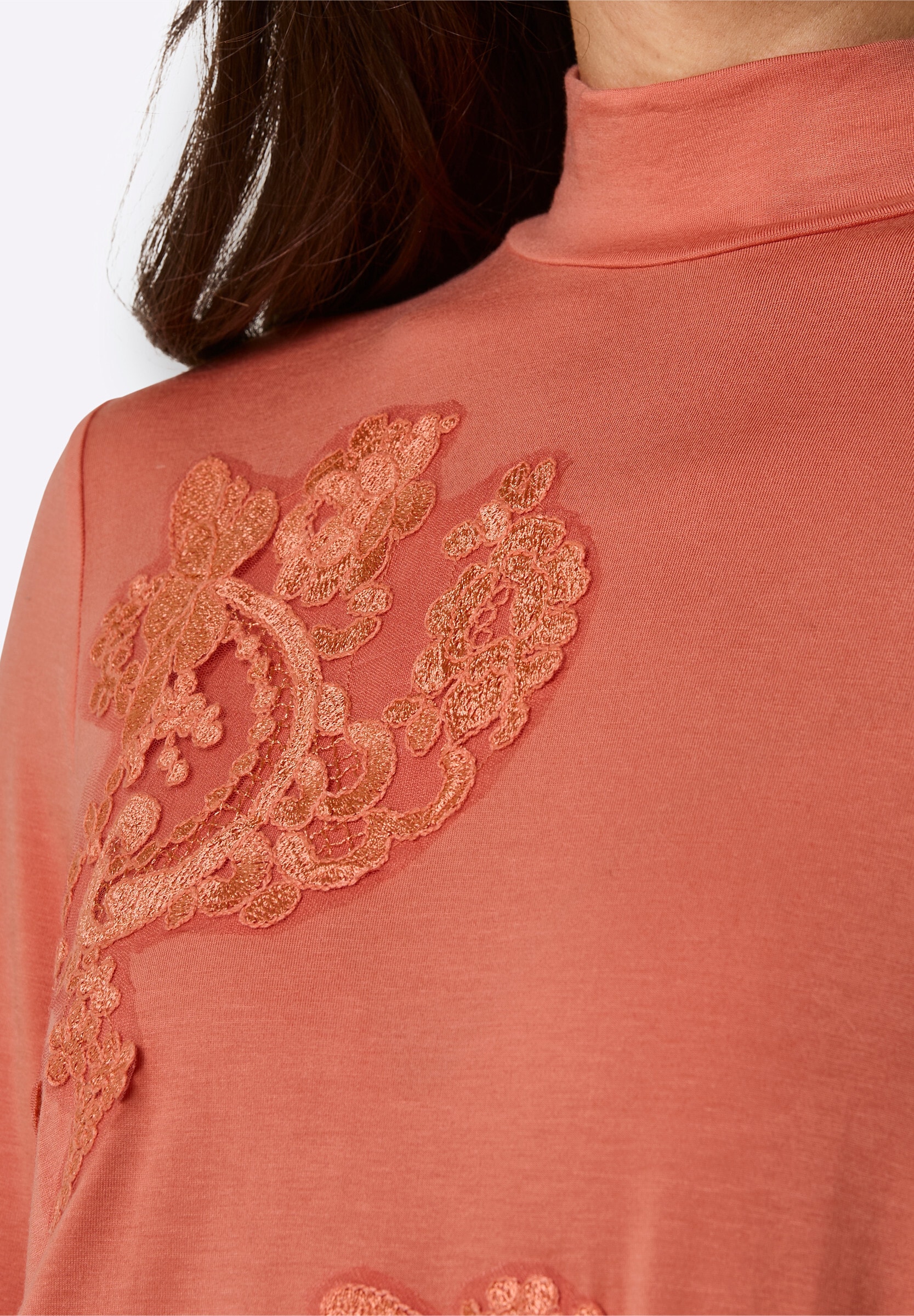 creation L T-Shirt »Lyocell-Shirt Langarmshirt«