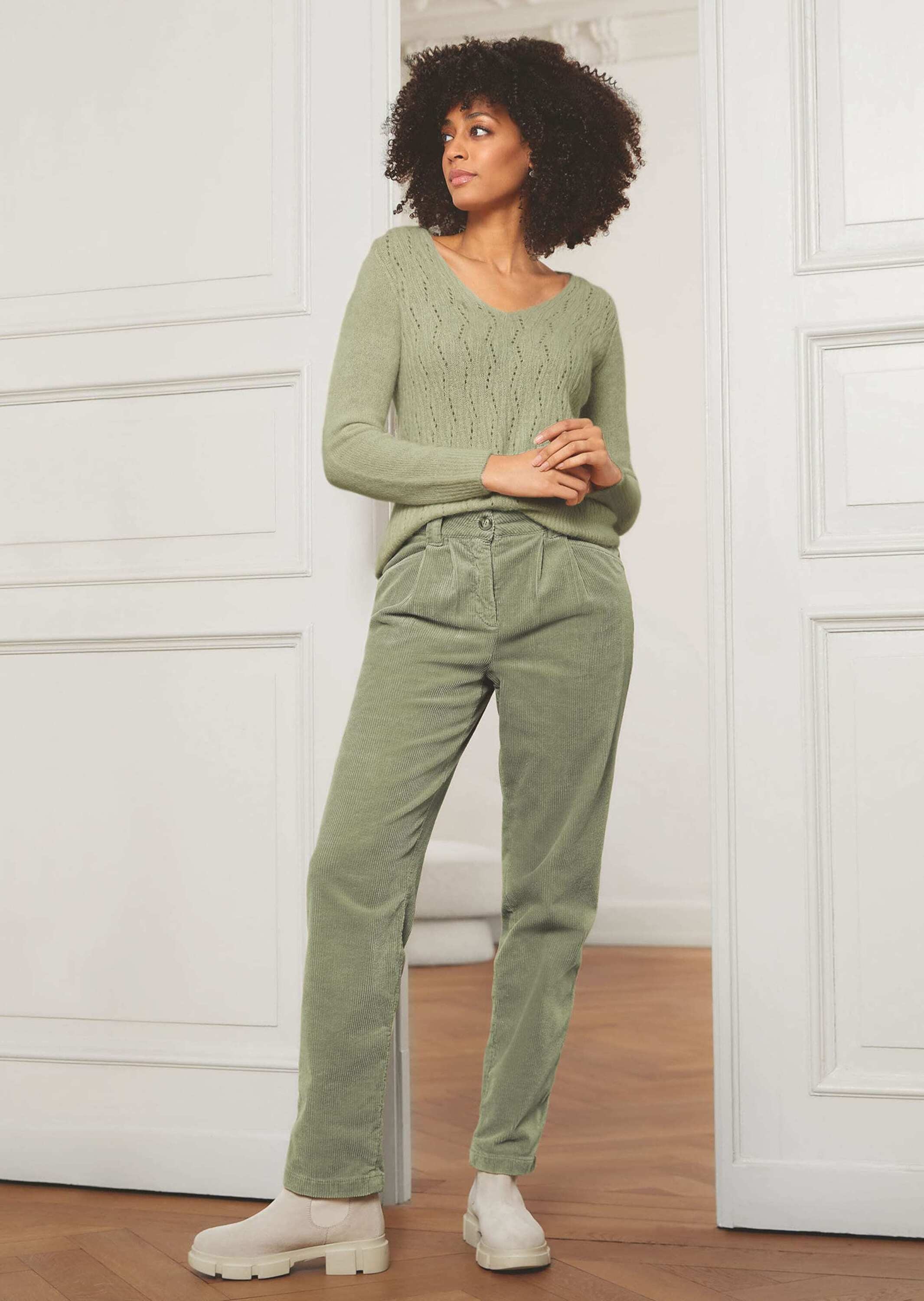 MADELEINE Longpullover »Pullover Ajour-Pullover aus Alpaka- Mischung«